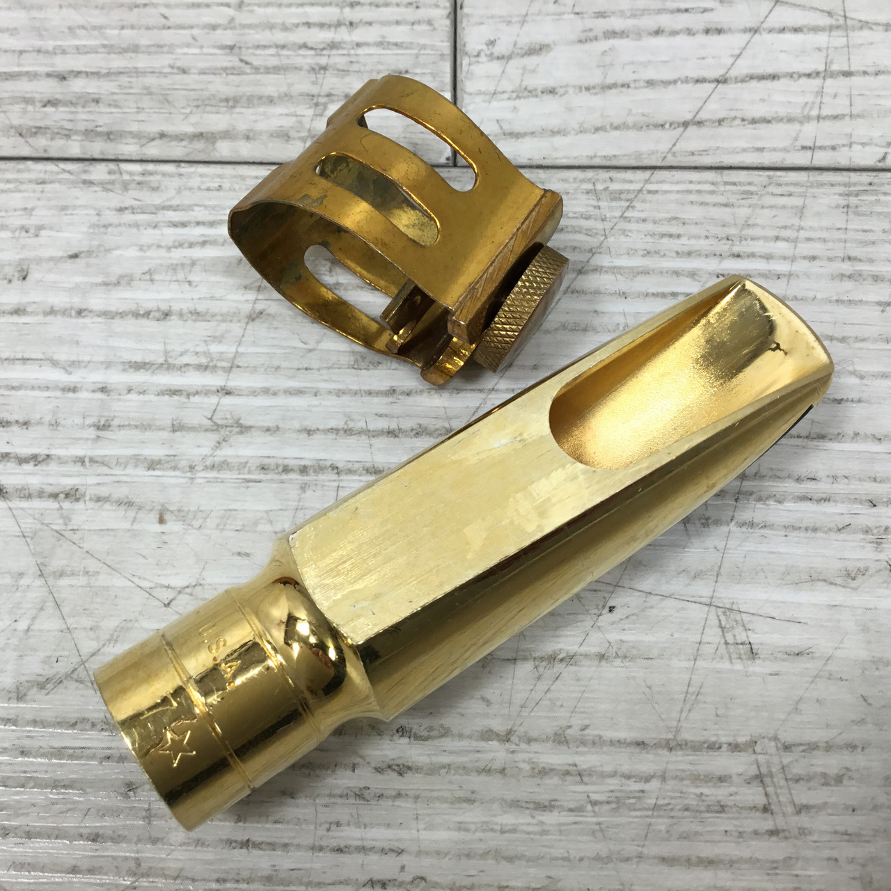 Used OTTO LINK SUPER TONE MASTER 7 STAR ALTO Band Instrument