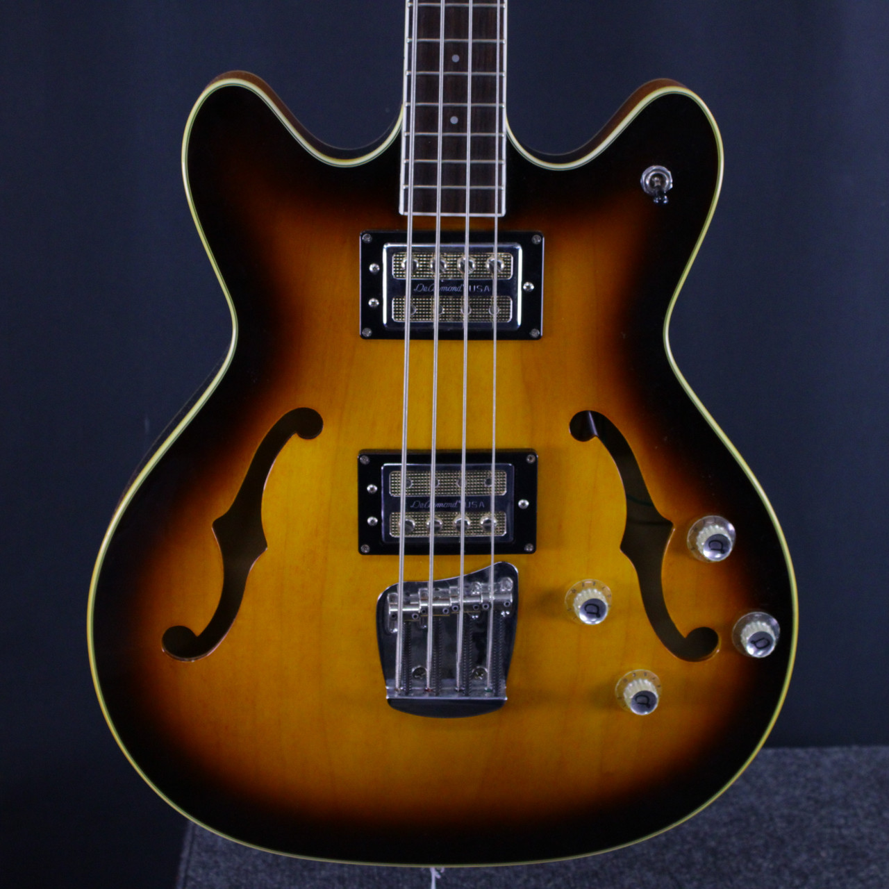 ベース DeArmond by Guild Starfire Bass Used DeArmond by Guild STARFIRE BASS II MIK Bass Guitar Sunburst 4