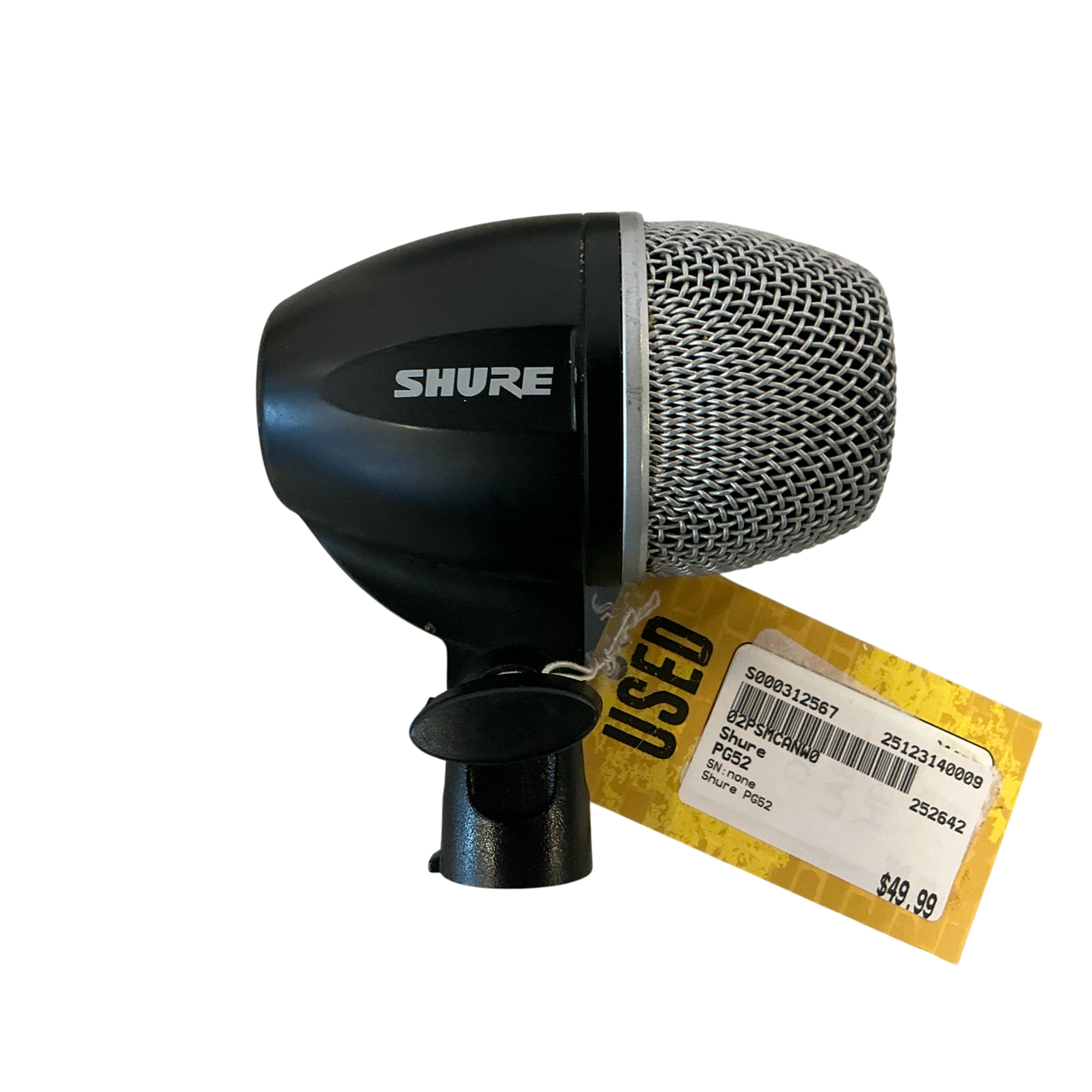 Used Shure PG52 Dynamic Microphone