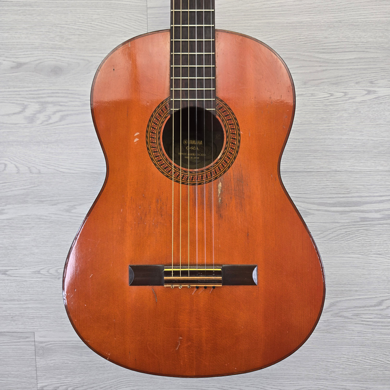 Used Yamaha G-90A -WEAR Vintage Solid Top Acoustic Guitar Wood