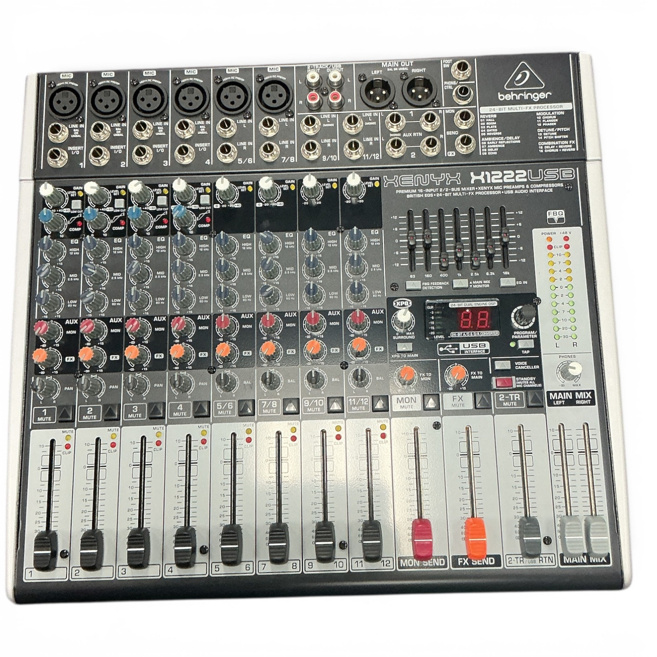 Used Behringer XENYX X1222USB Mixing Console