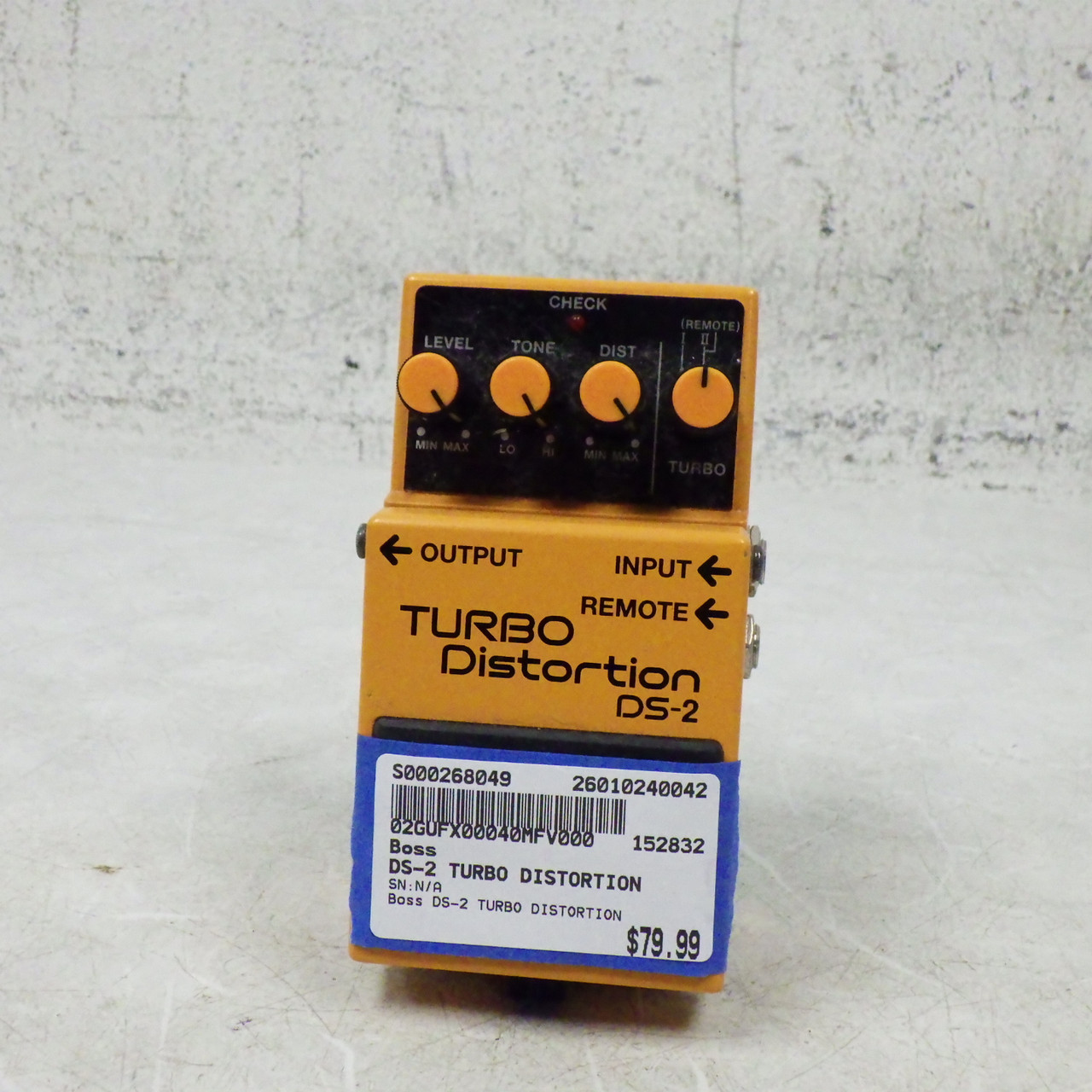 Used Boss DS-2 TURBO DISTORTION Distortion Pedal