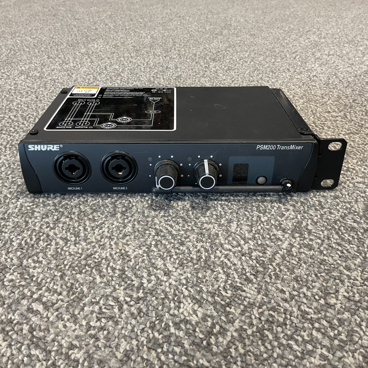 Used SHURE PSM200 TRANSMIXER TRANSMIT/RECEIVER System