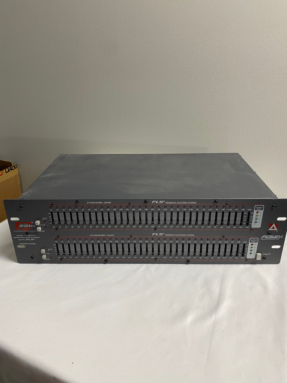 Used Peavey Q231FX DUAL 31-BAND EQUALIZER Compressor