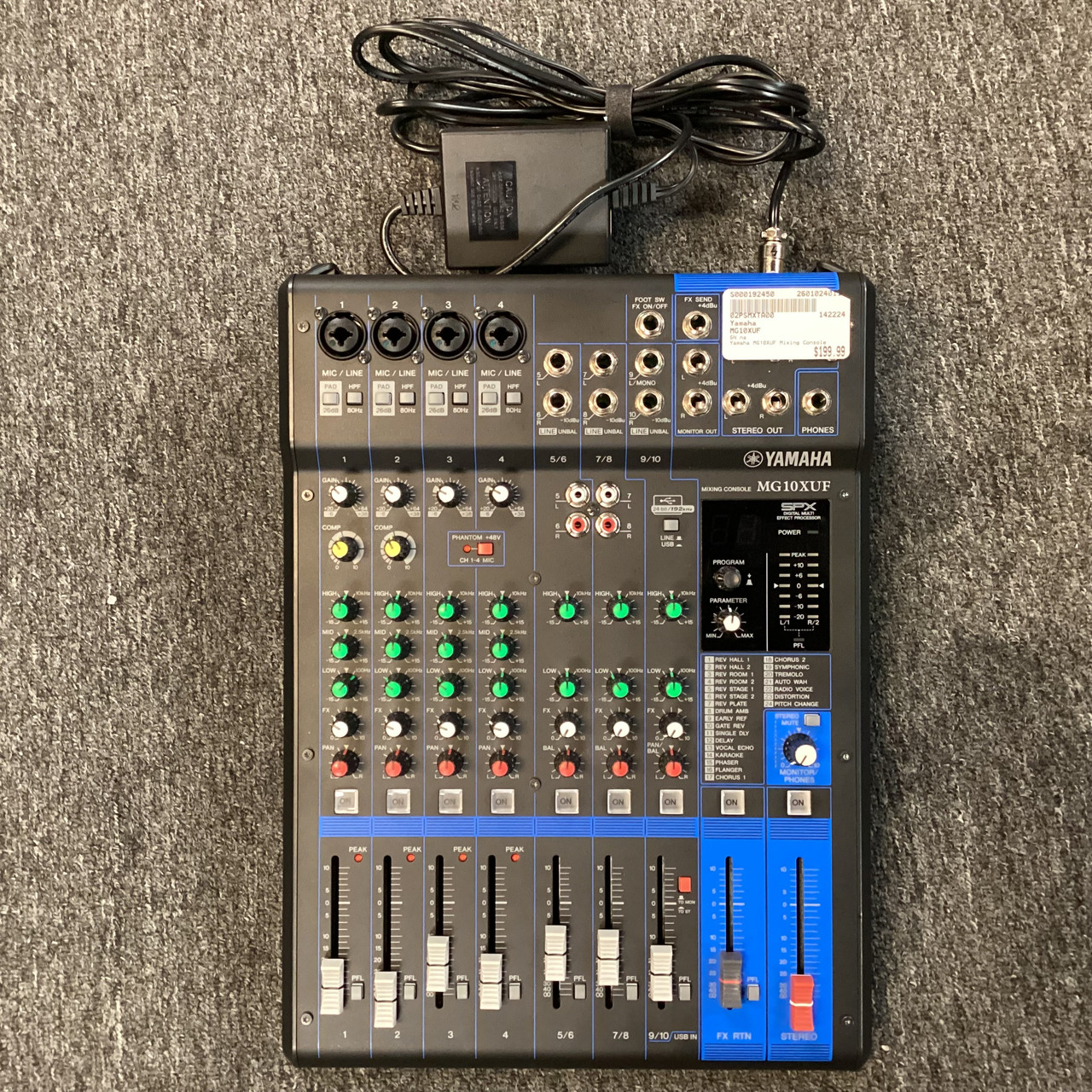 Used Yamaha MG10XUF Mixing Console