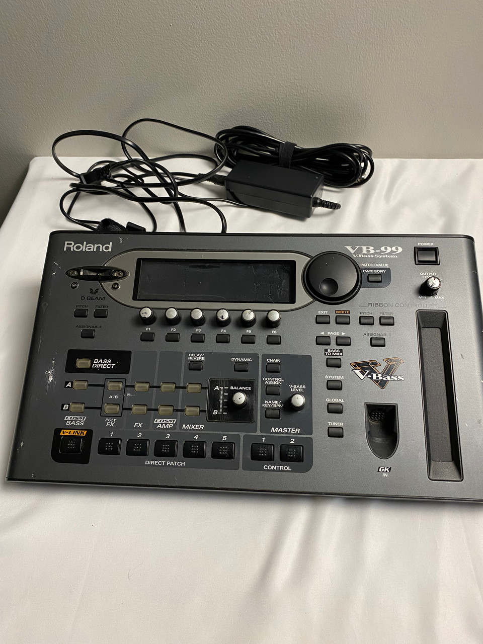 Used Roland VB-99 V-BASS SYSTEM W/AC Floorboard Amp Modeling + FX