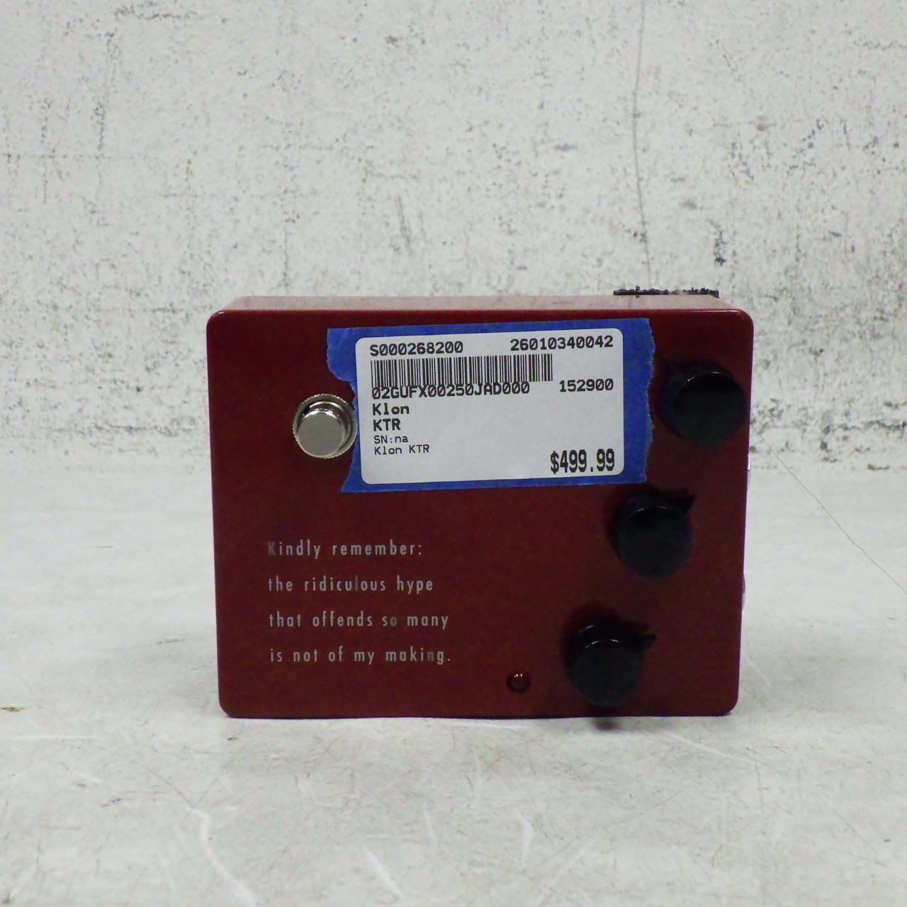 Used Klon KTR Distortion Pedal