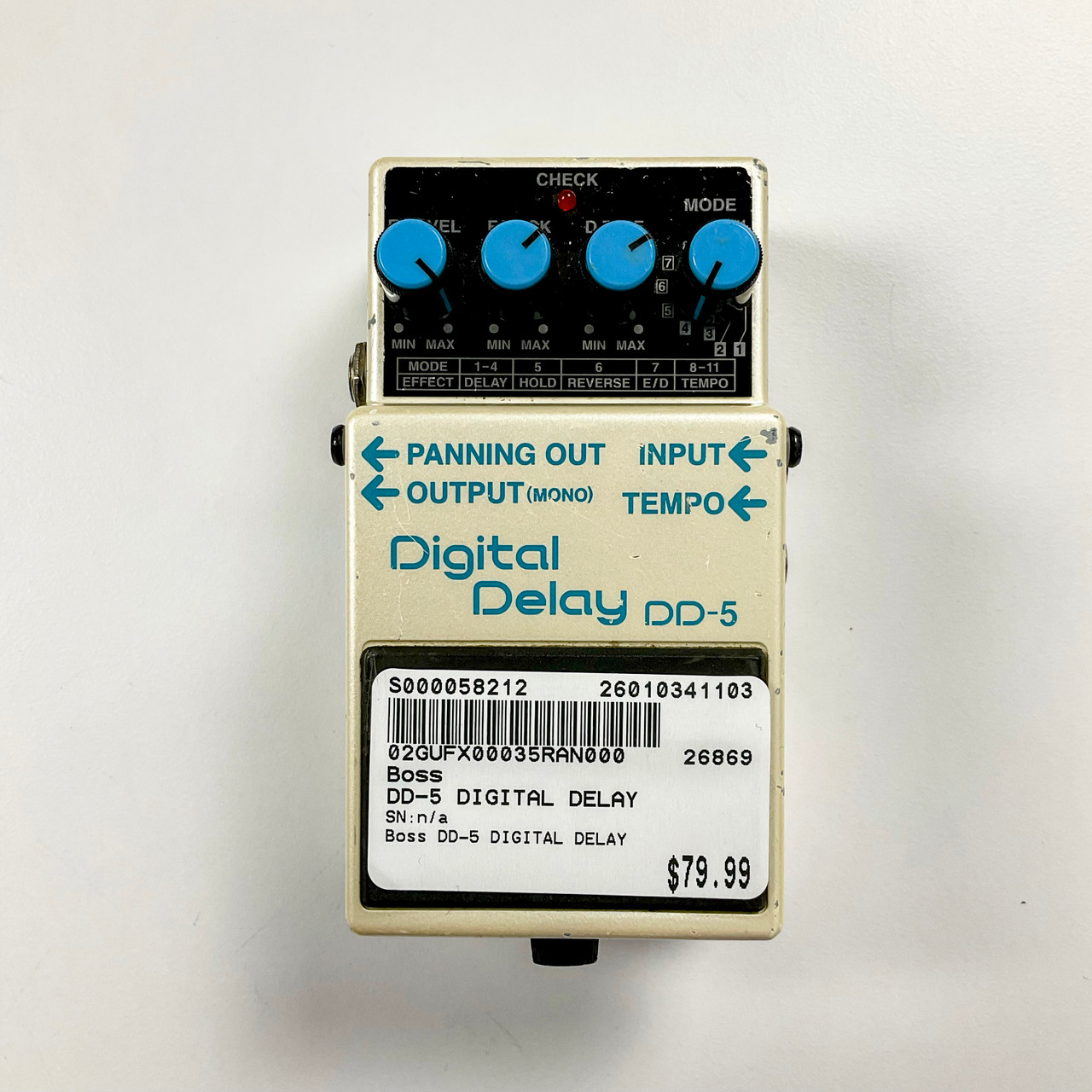 Used Boss DD-5 Digital Delay Pedal