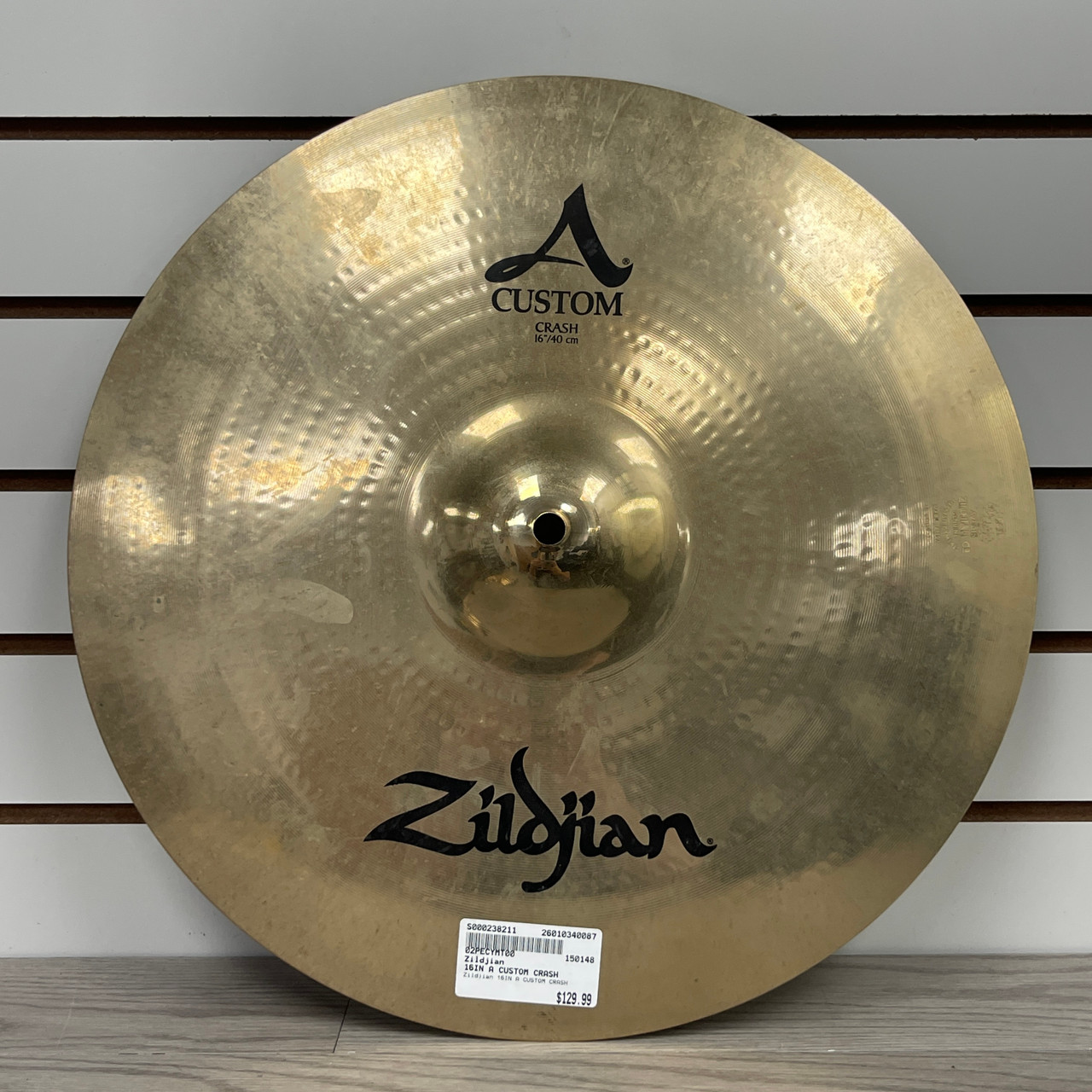 Used Zildjian 16IN A CUSTOM CRASH Crash Cymbal 16