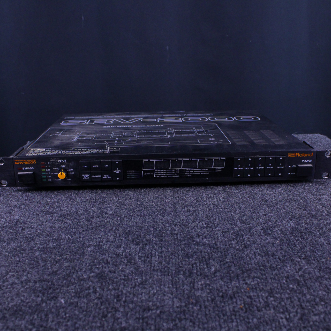 Used Roland SRV-2000 MIDI DIGITAL REVERB UNIT Pro Sound Effects Unit