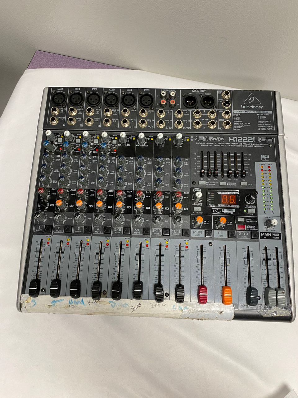 Used Behringer XENYX X1222USB Mixing Console