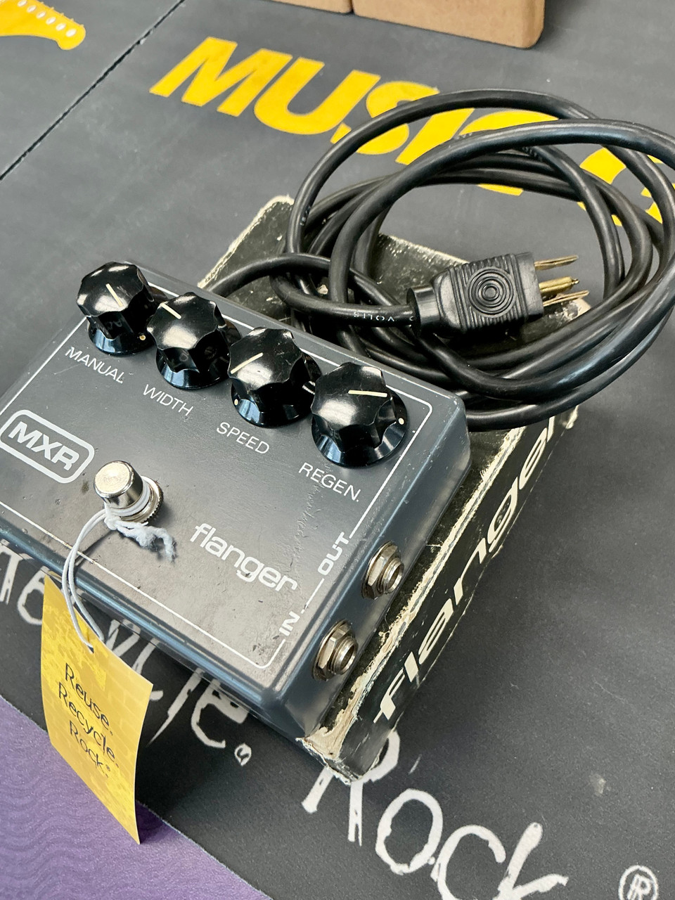 Used MXR 70S FLANGER Vintage Guitar Effects Pedal