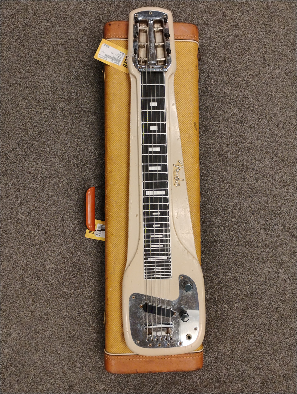 Used Fender CHAMP LAP STEEL Electric Guitar White 6-String