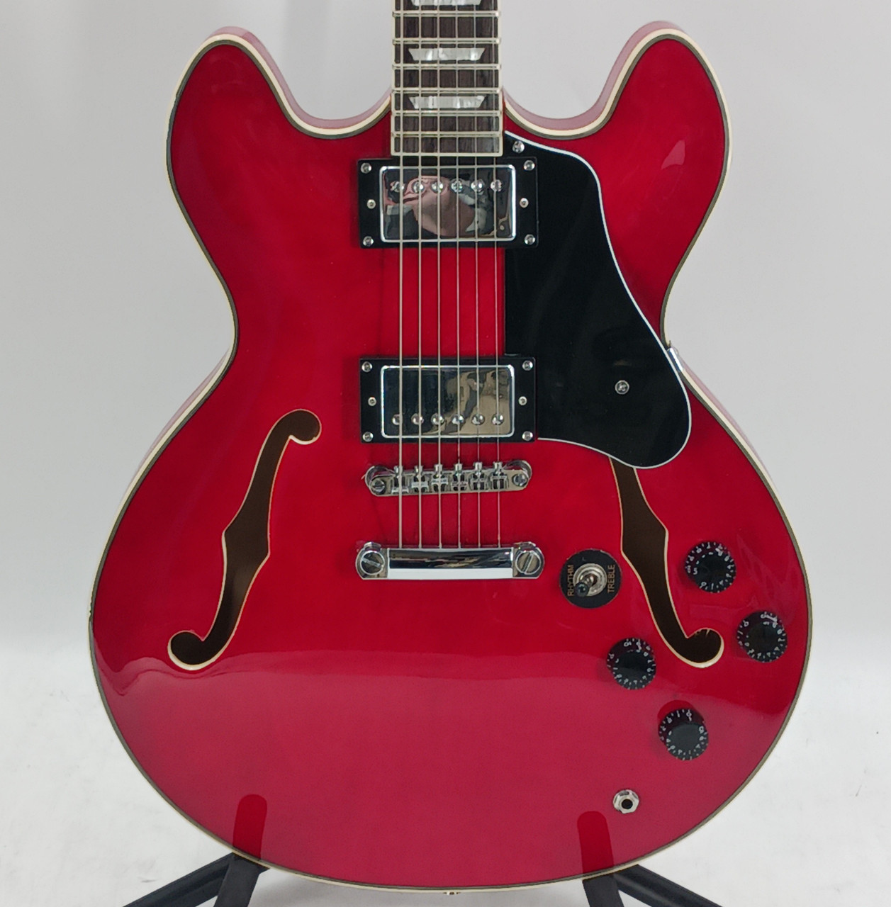 Used Firefly FF338 Semi-Hollow Electric Guitar Red 6-String