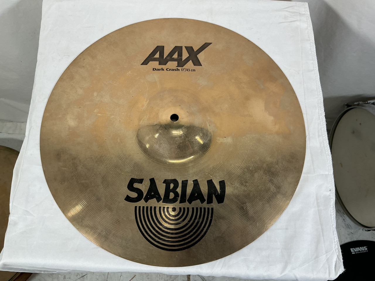 Used Sabian AAX DARK CRASH 17IN Crash Cymbal 17