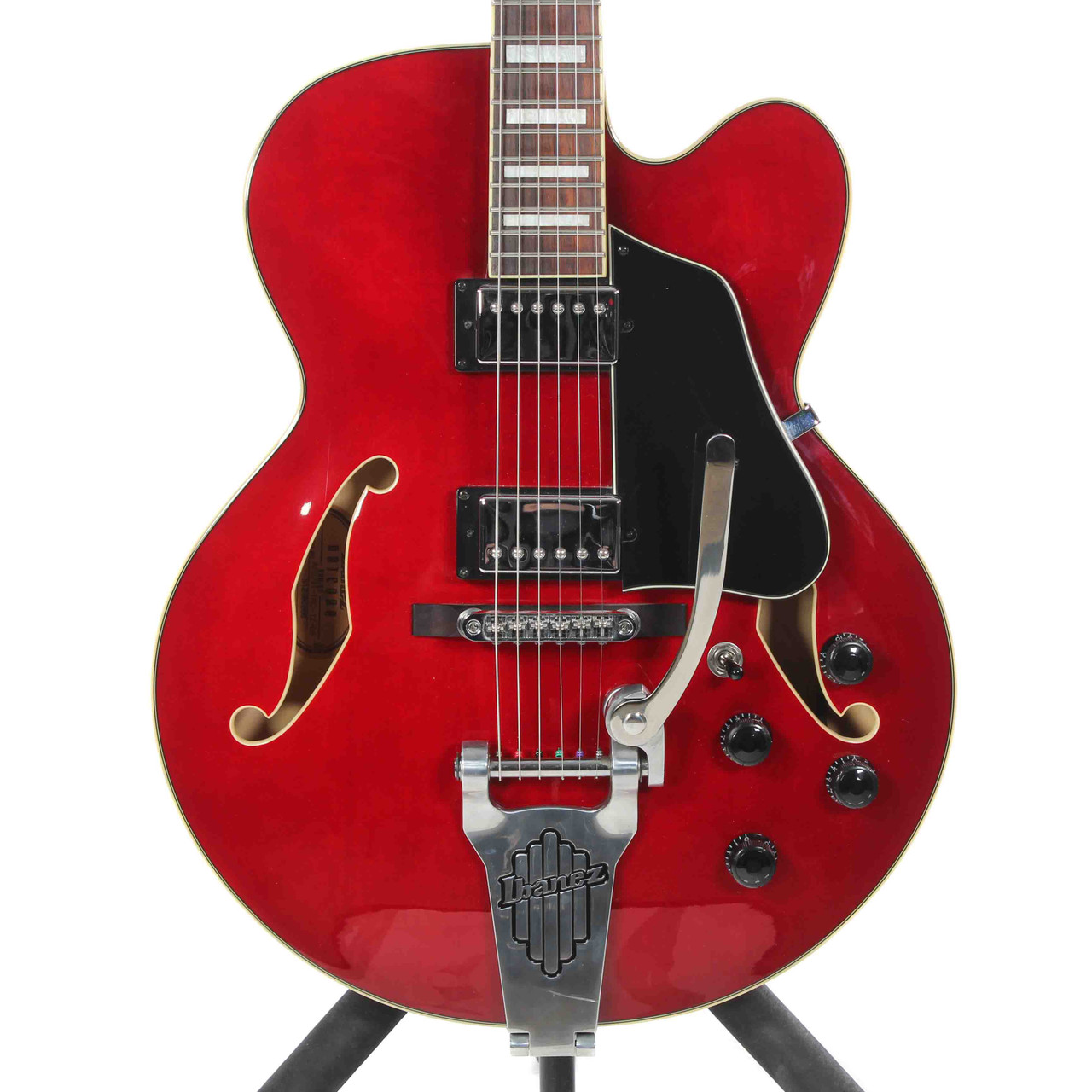 Used Ibanez AFS75-TRD-12-05 Semi-Hollow Electric Guitar Red 6-String