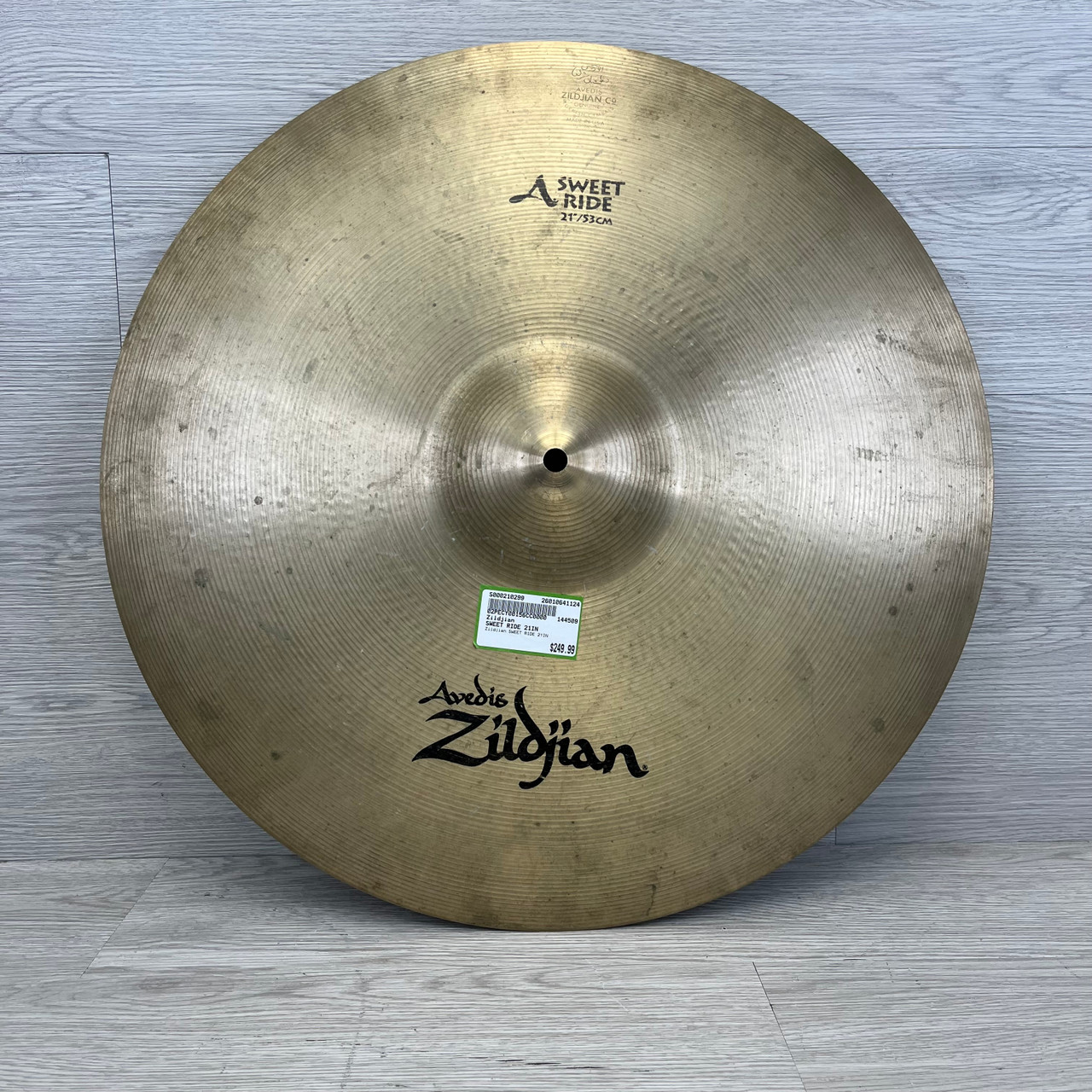 その他 x2 Used Zildjian Sweet Ride 21in Ride Cymbal 21