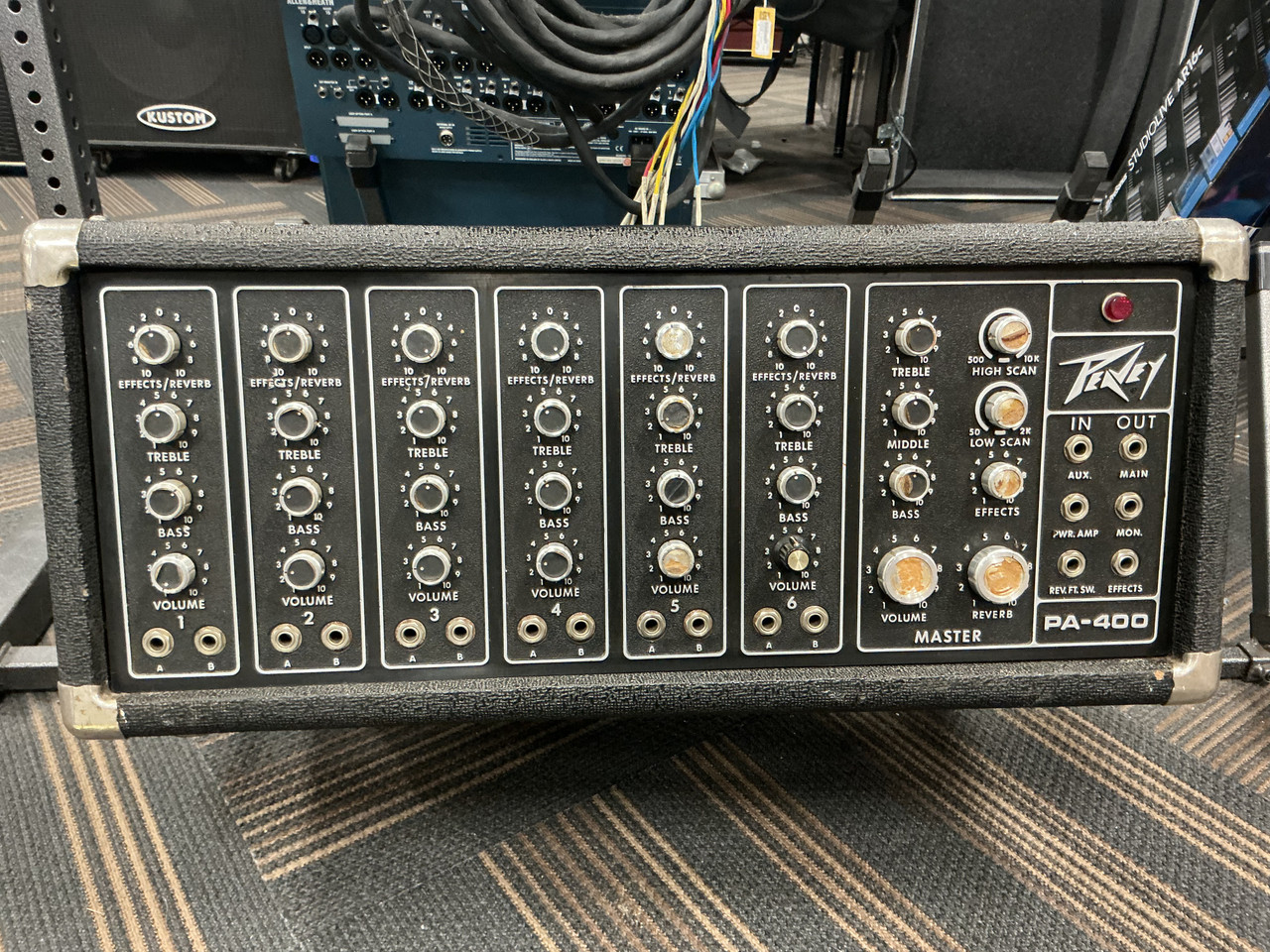 Used Peavey PA-400 MIXER HEAD Powered Mixing Head