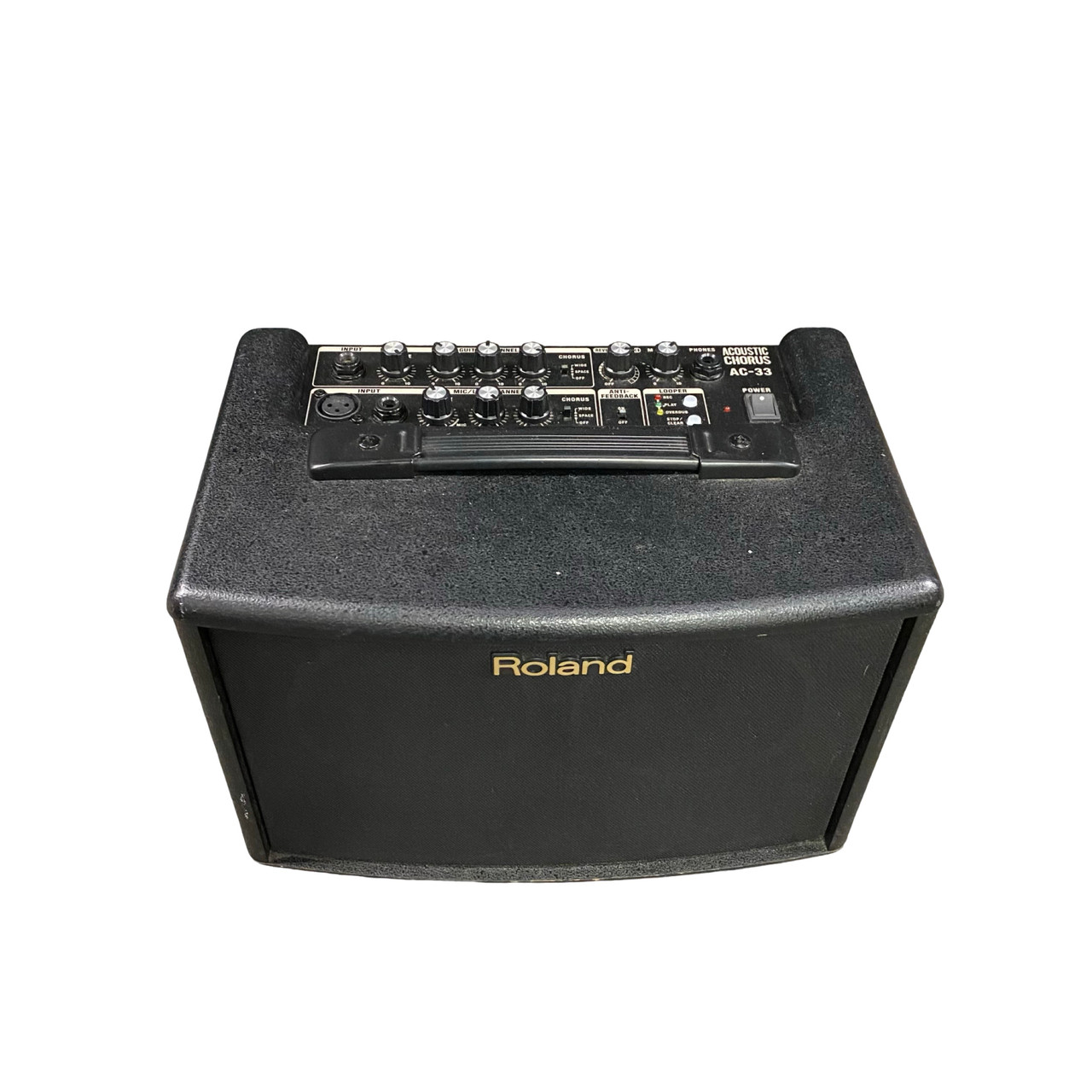 Used Roland AC-33 30-WATT ACOUSTIC AMPLIFIER Solid State Guitar 