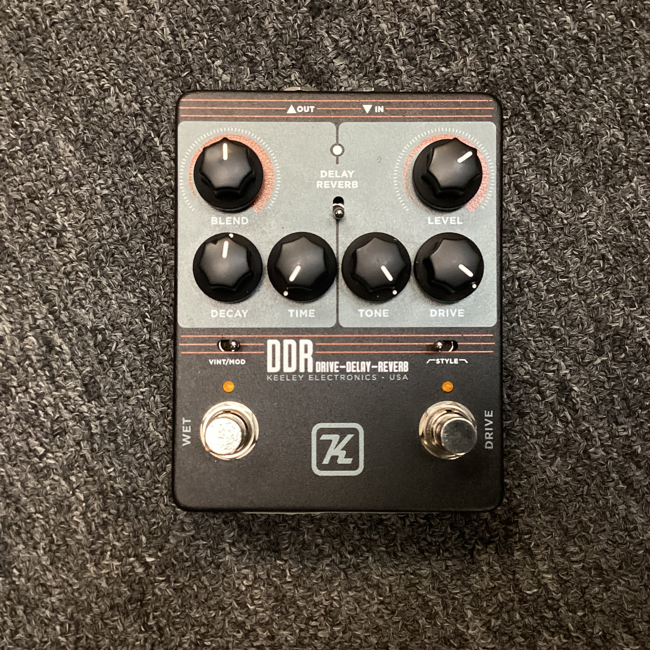 Used Keeley DDR DRIVE DELAY REVERB Delay Pedal