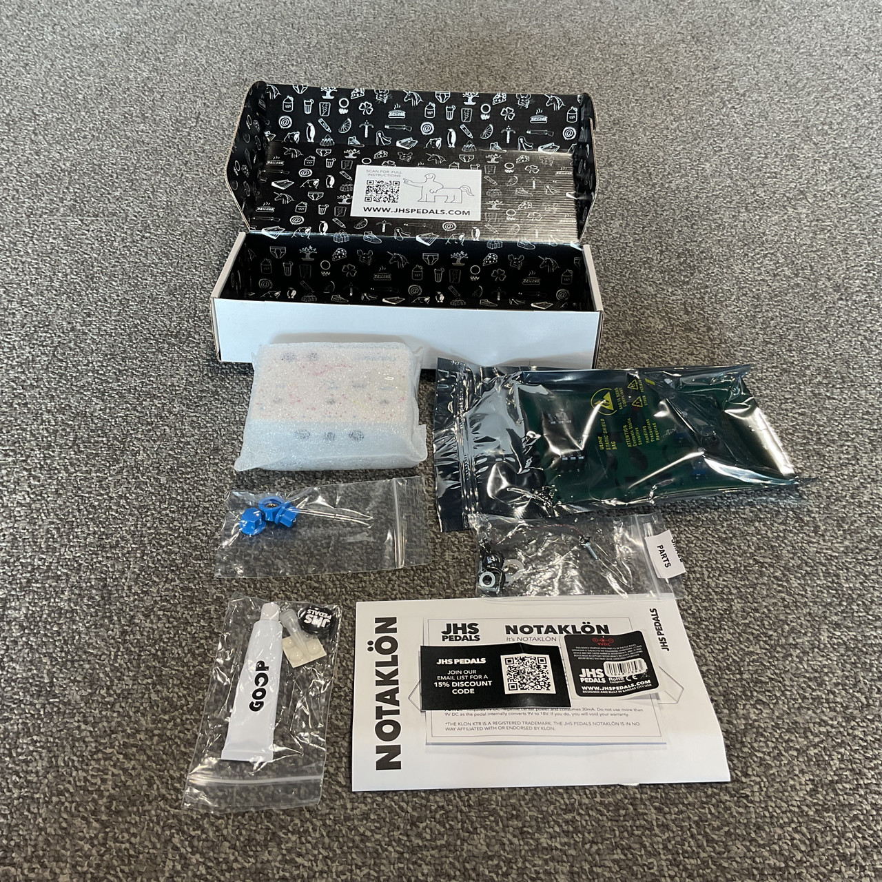 Used JHS PEDALS NOTAKLON - SPLATTER Guitar Effects Pedal Kit