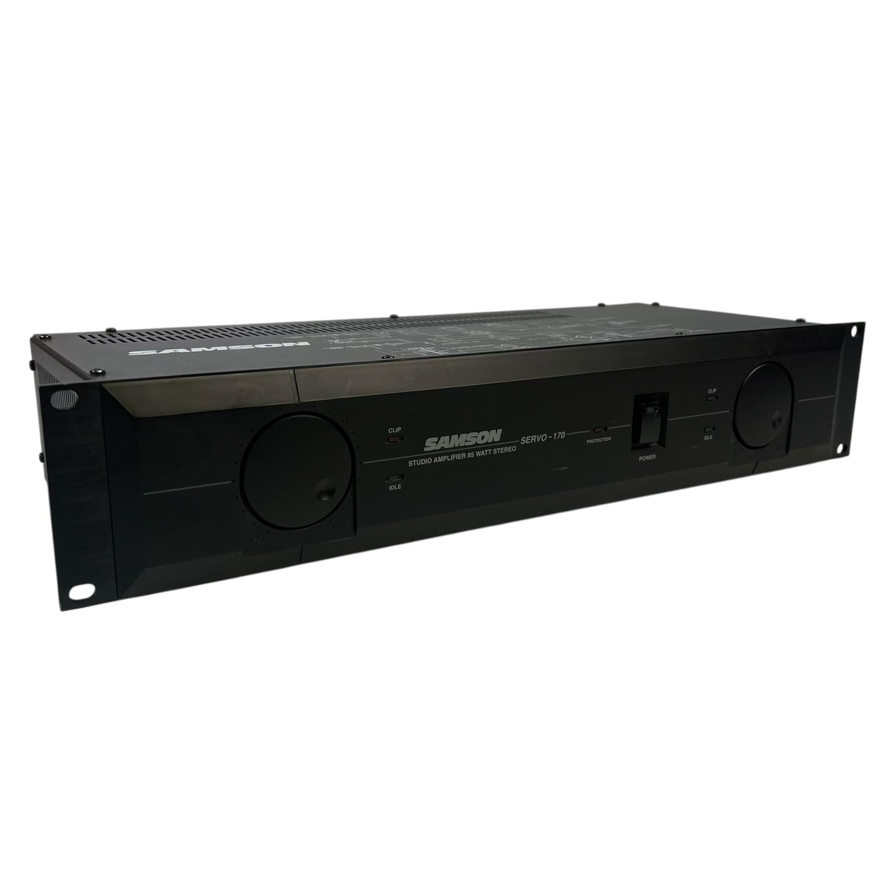 SAMSON パワーアンプSAMSON SERVO-170 85W Dual Channel 2-Ch Studio Amplifier Used Samson SERVO 170 STUDIO AMP 85W/CH Power Amplifier