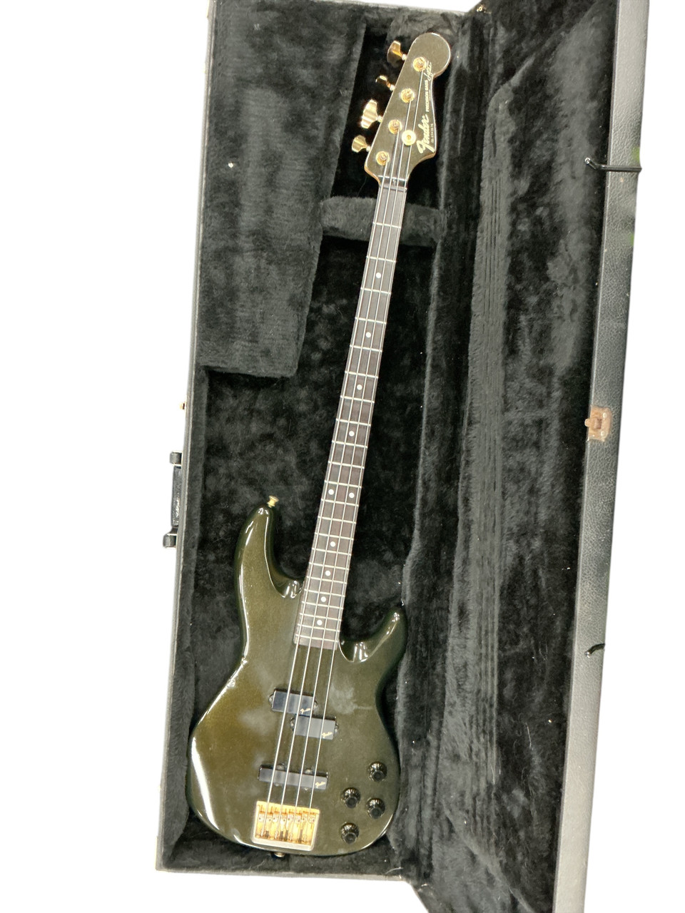 Used Fender PRECISION BASS LYTE J Type Bass Guitar Green 4-String