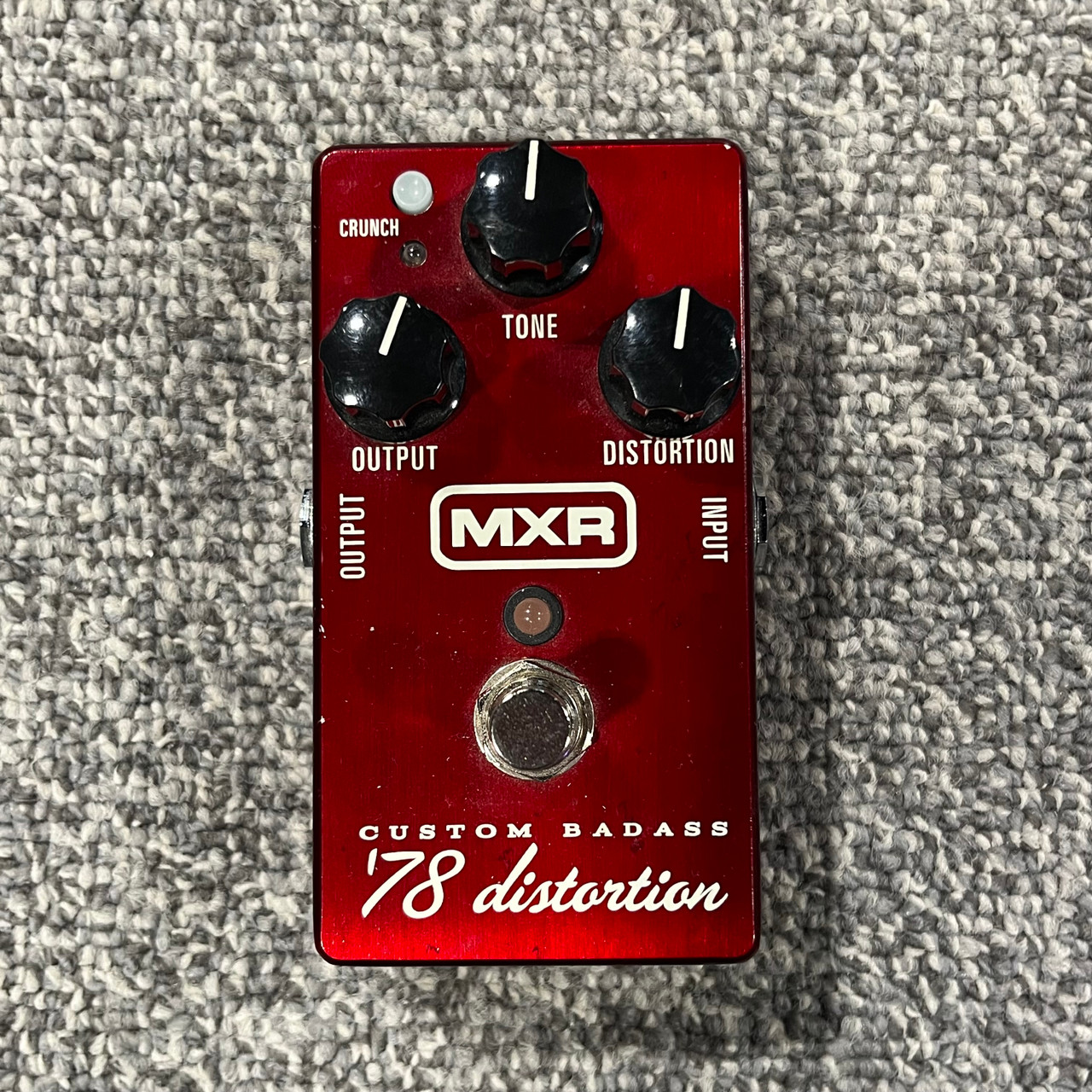 Used MXR CUSTOM BADASS 78 DISTORTION Guitar Pedal