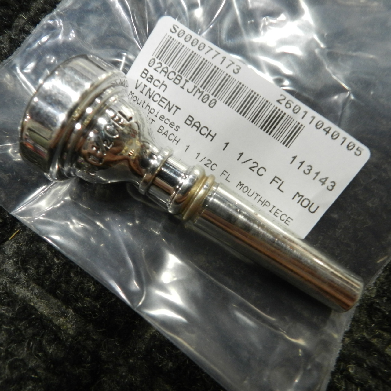 Used Bach VINCENT BACH 1 1/2C FL MOUTHPIECE Band Instrument Mouthpiece