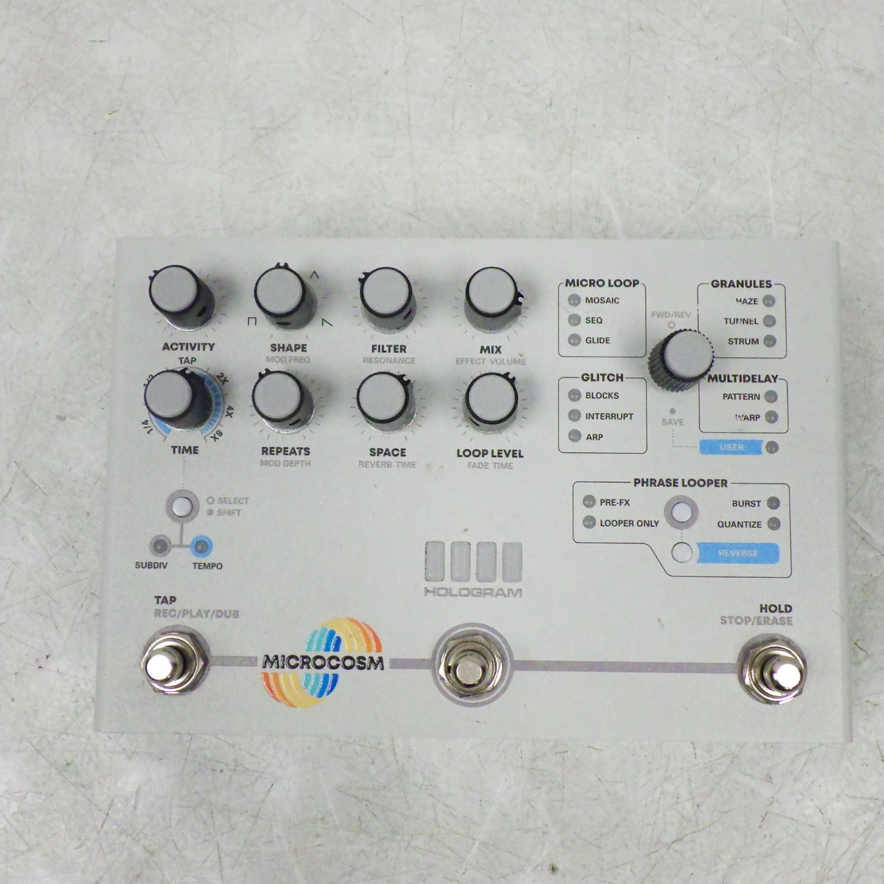 Used HOLOGRAM MICROCASM Multi-FX Pedal