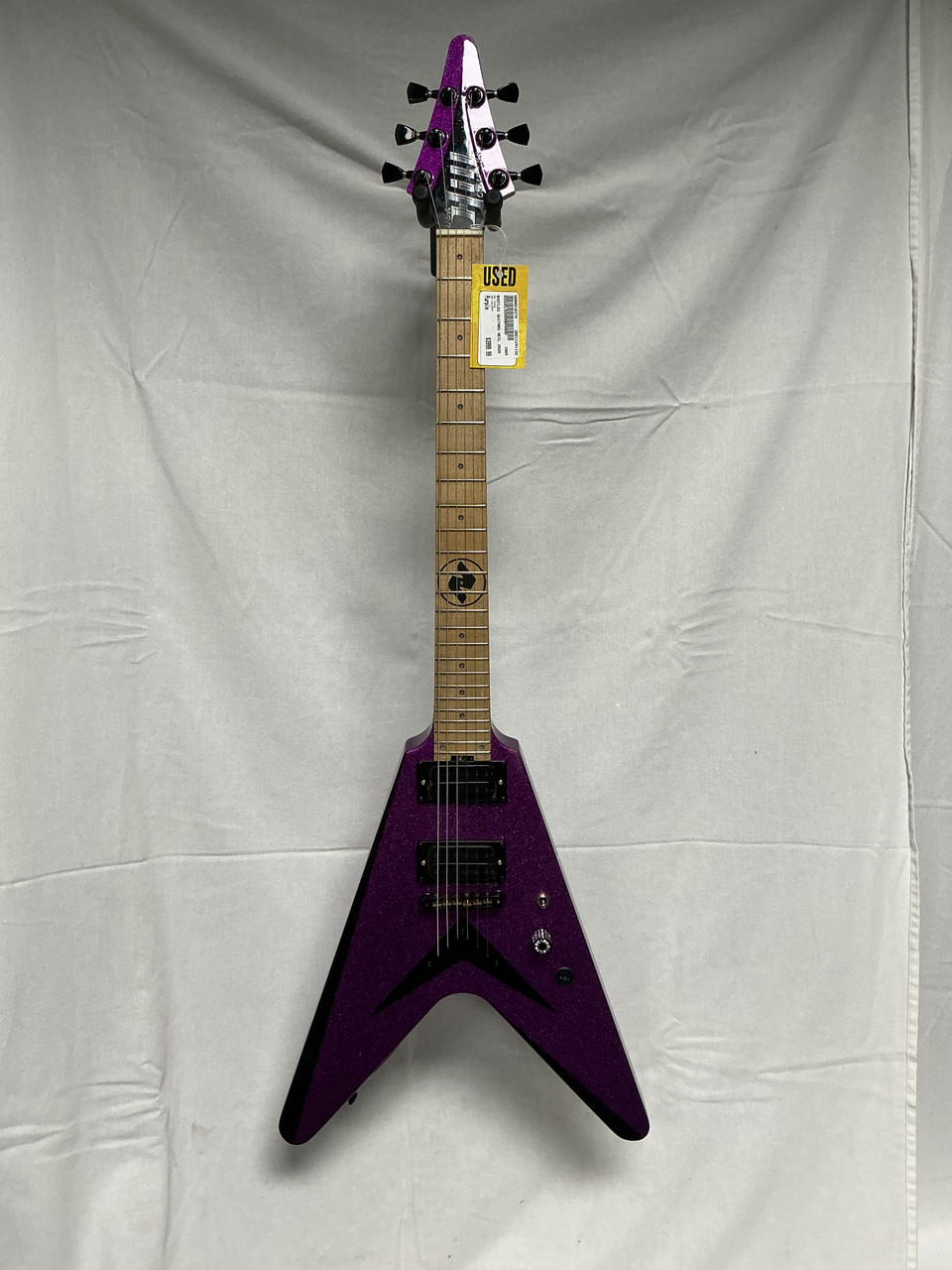 Used BOOTLEG GUITARS NEIL ZAZA Pointy Electric Guitar Purple 6-String