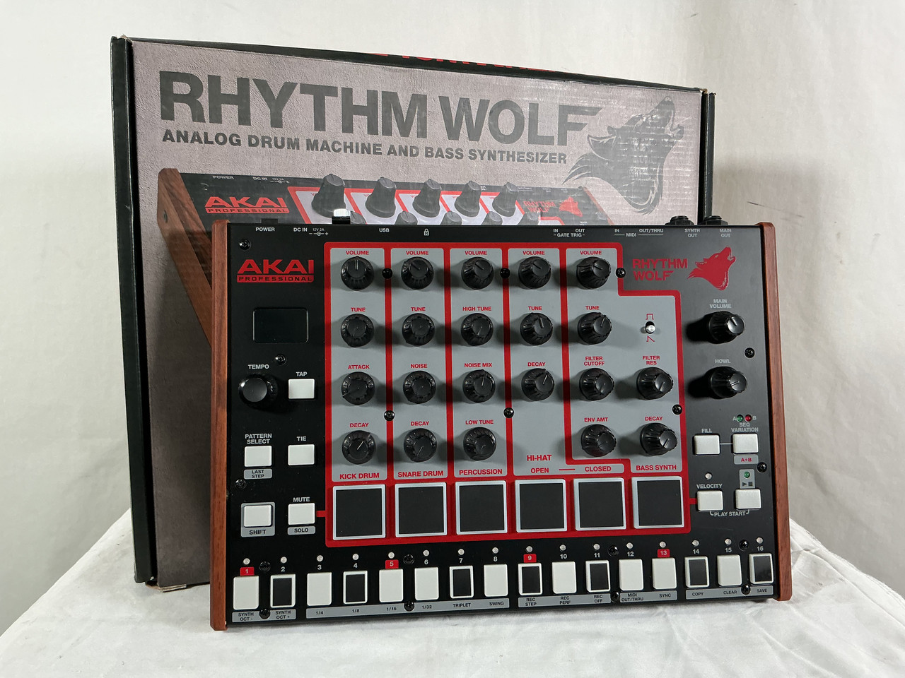 Used Akai RHYTHM WOLF Compact Drum Machine