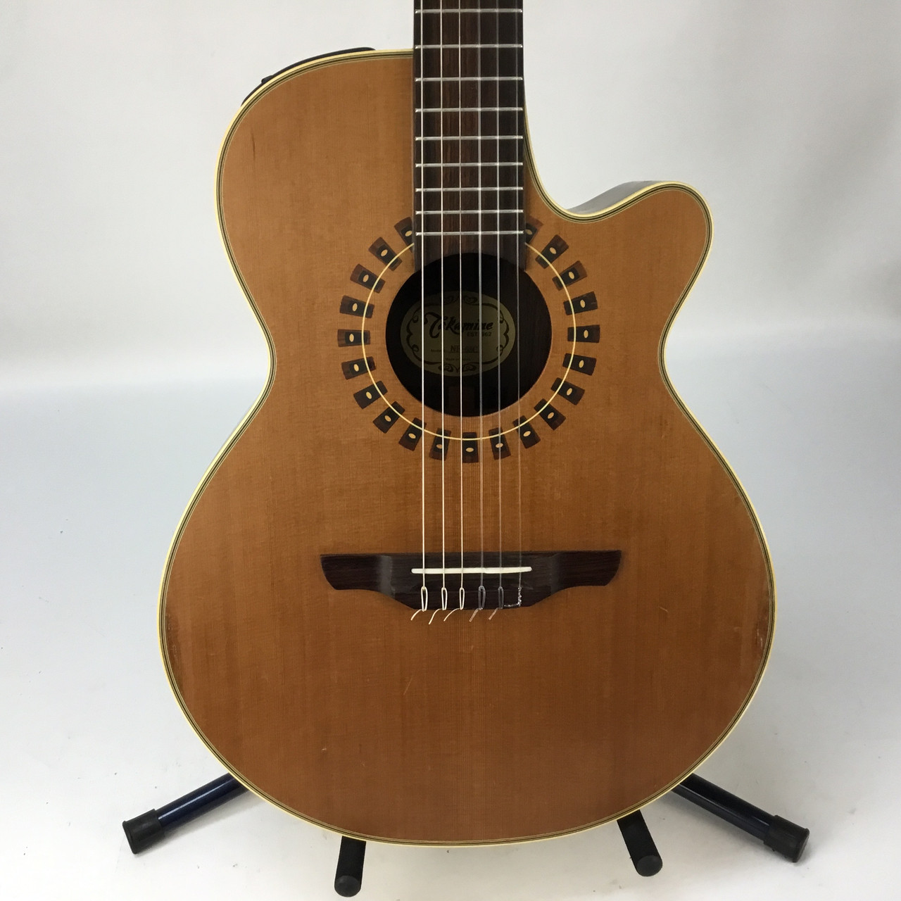 Used Takamine NP65C Solid Top Acoustic Guitar Wood