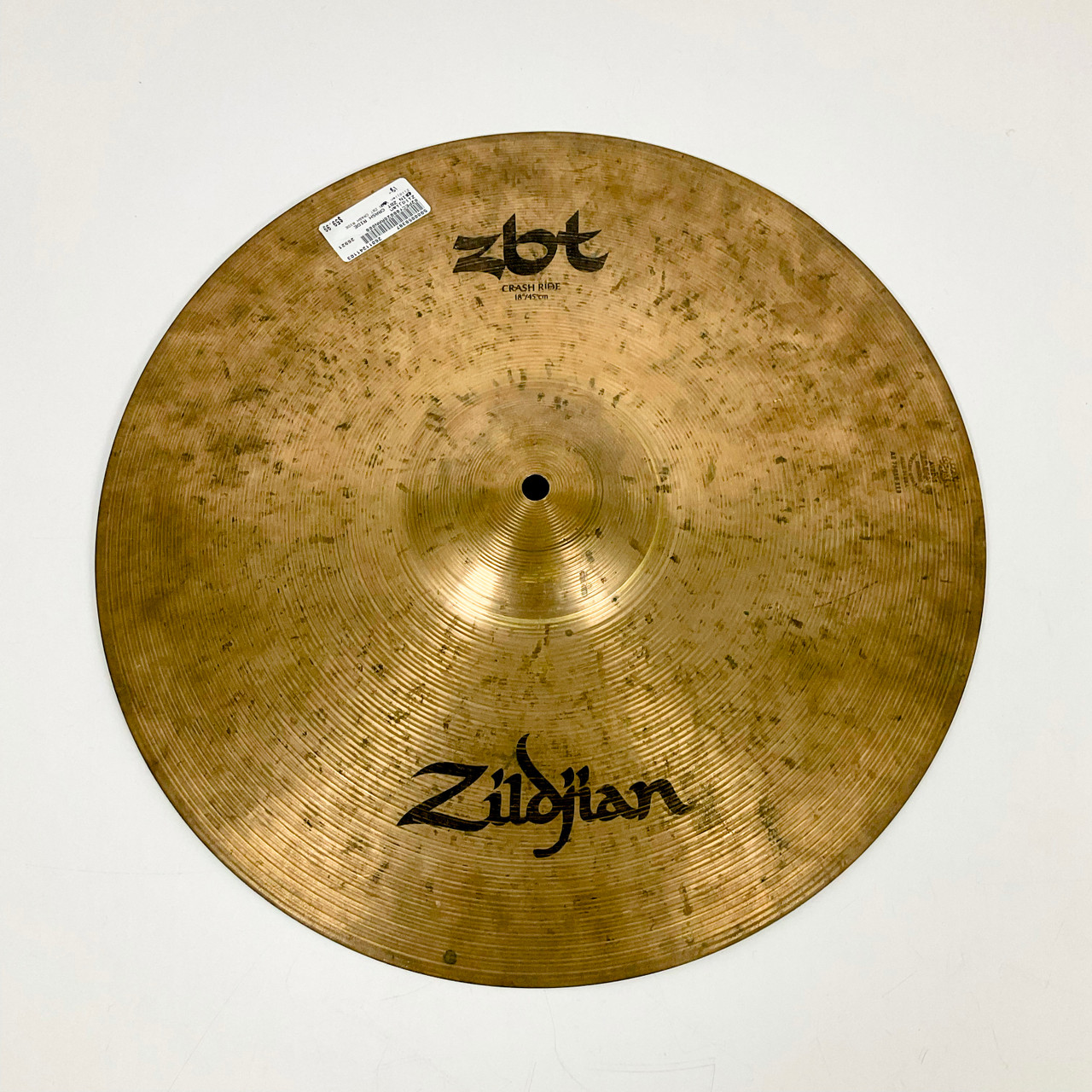 ルイ Used Zildjian 18IN ZBT Crash Ride Cymbal
