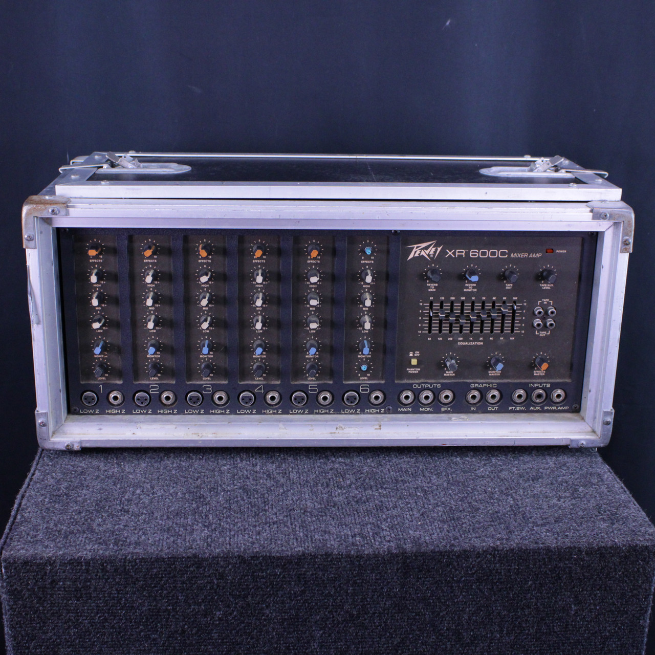 Used Peavey XR 600C POWERED MIXER Powered Mixing Head
