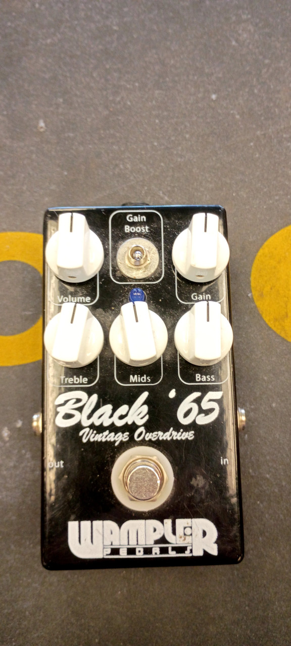 Used Wampler BLACK 65 VINTAGE OVERDRIVE Distortion Pedal
