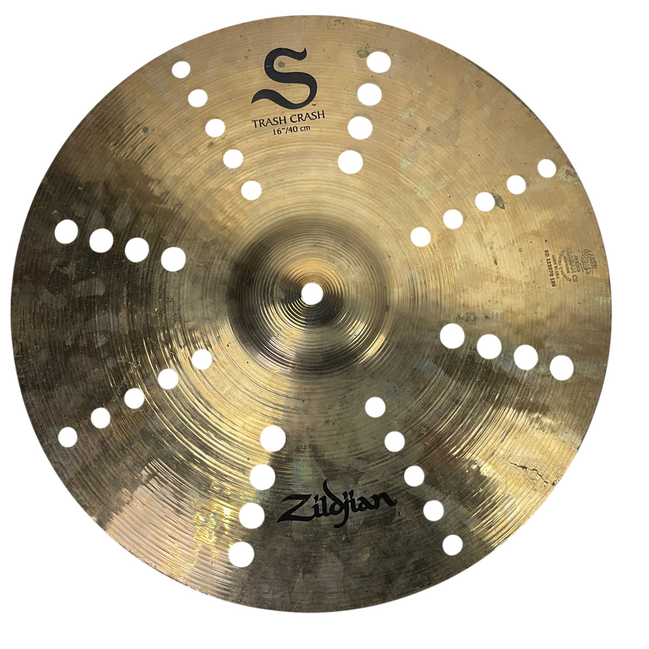 Used Zildjian 16IN TRASH CRASH Crash Cymbal 16