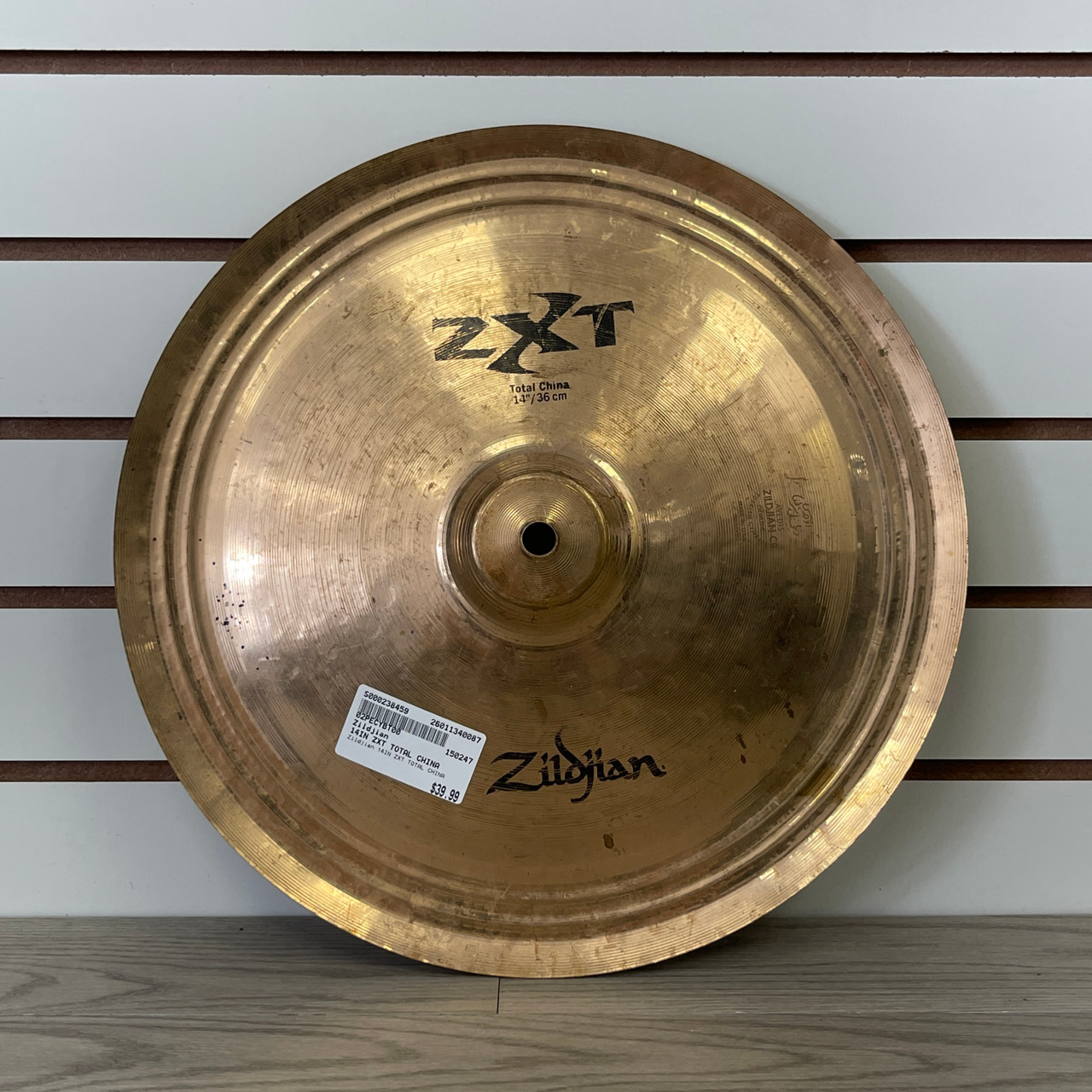 salut BTJ412 (C75) ソングM (BL) Used ZILDJIAN SCIMITAR 20 RIDE