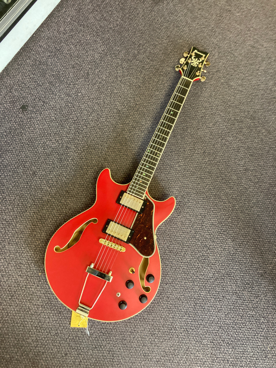 Used Ibanez ARTCORE AMH90-CRF Semi-Hollow Electric Guitar Red 6-String