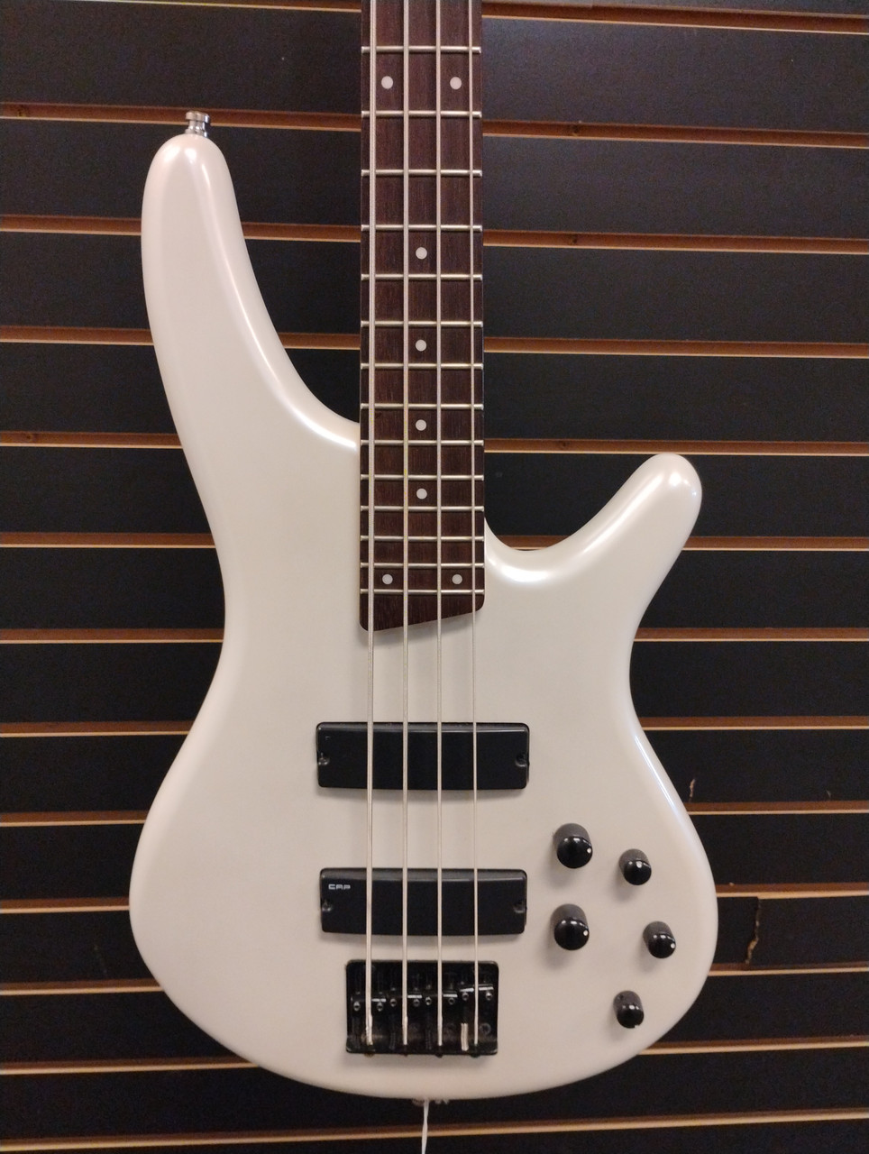 Used Ibanez SR250 Bass Guitar White 4-String