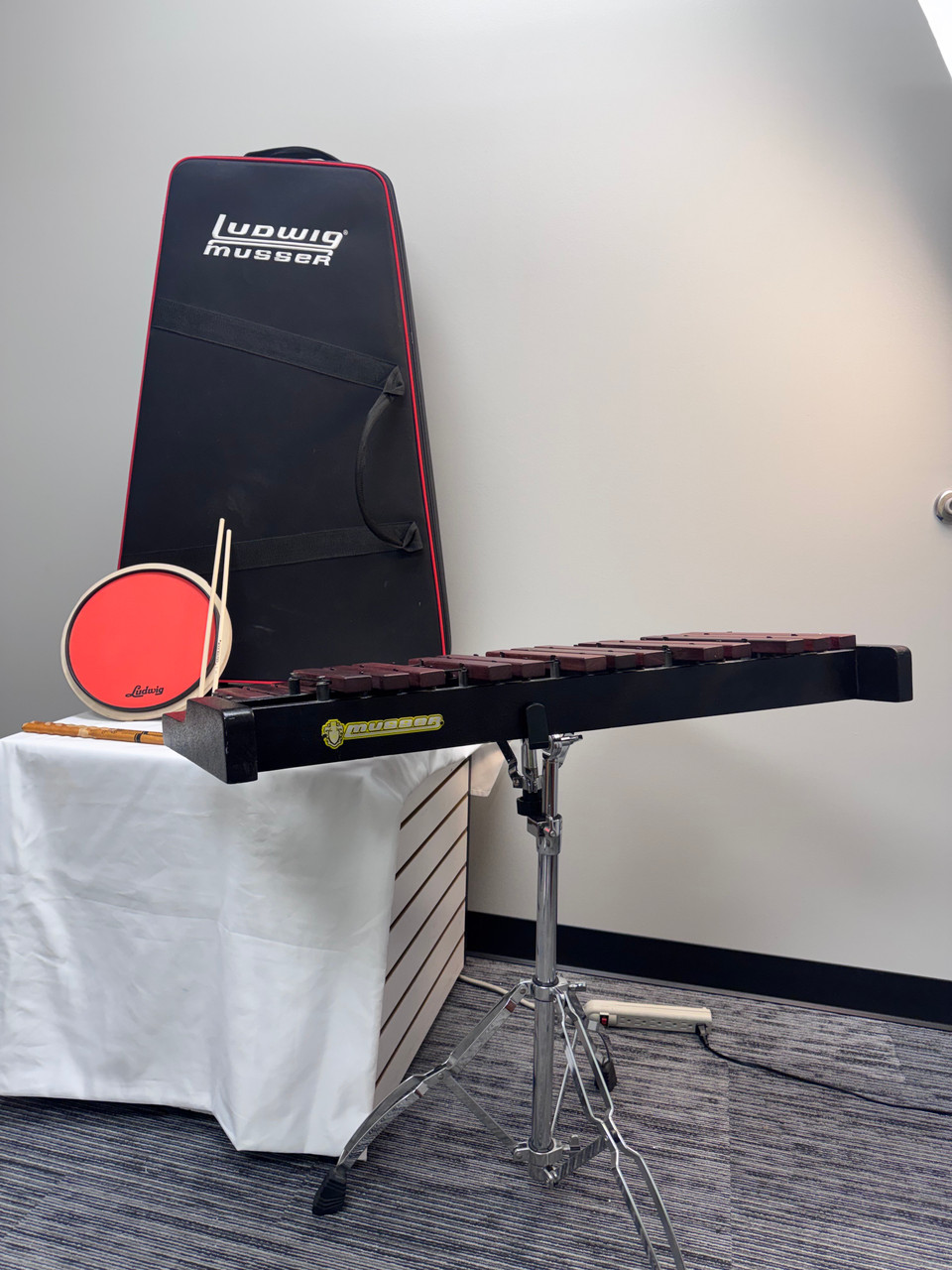 Used MUSSER WOODEN XYLO KIT LMXYLO2 Orchestral Percussion