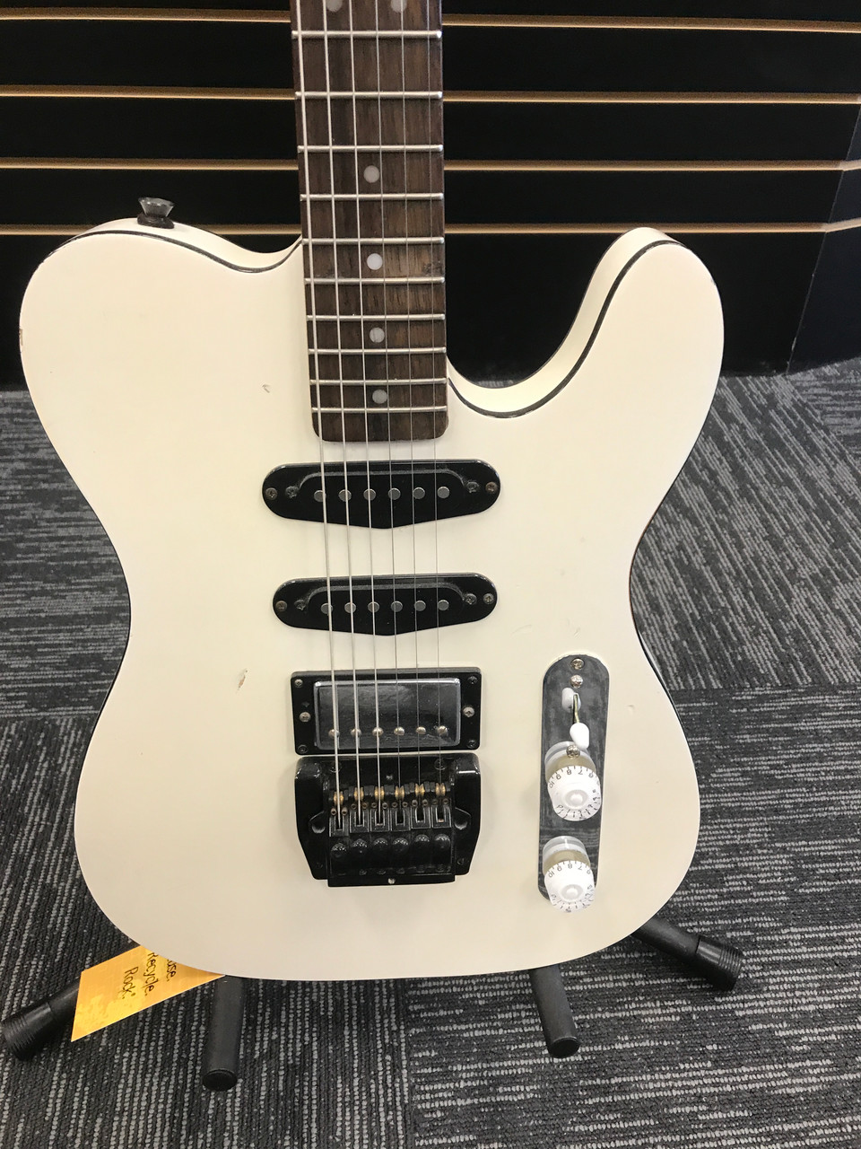 Used PARTS-CASTER Electric Guitar White 6-String