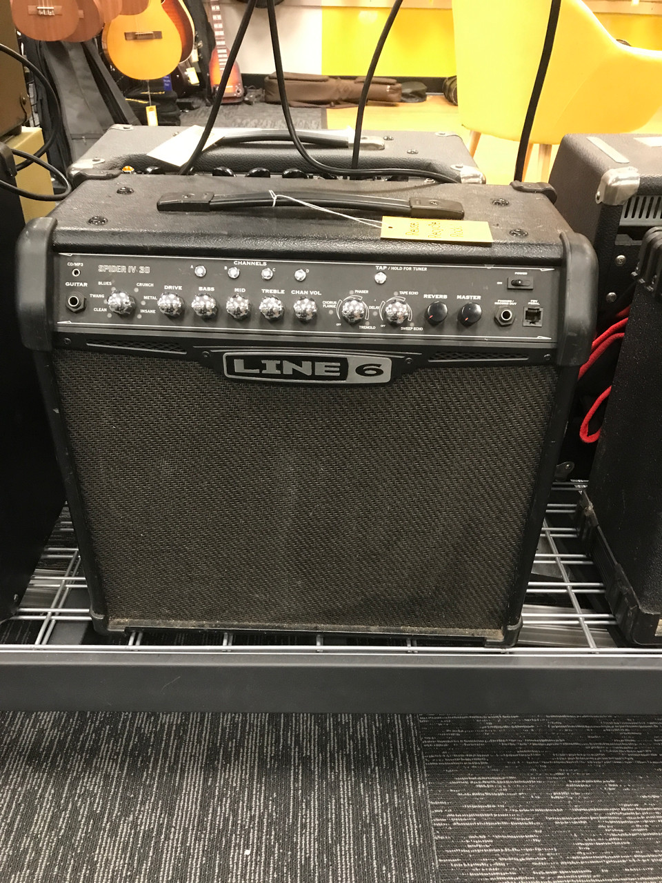 Used Line 6 SPIDER IV 30 1 x 12 Solid State Amplifier 1 x 12
