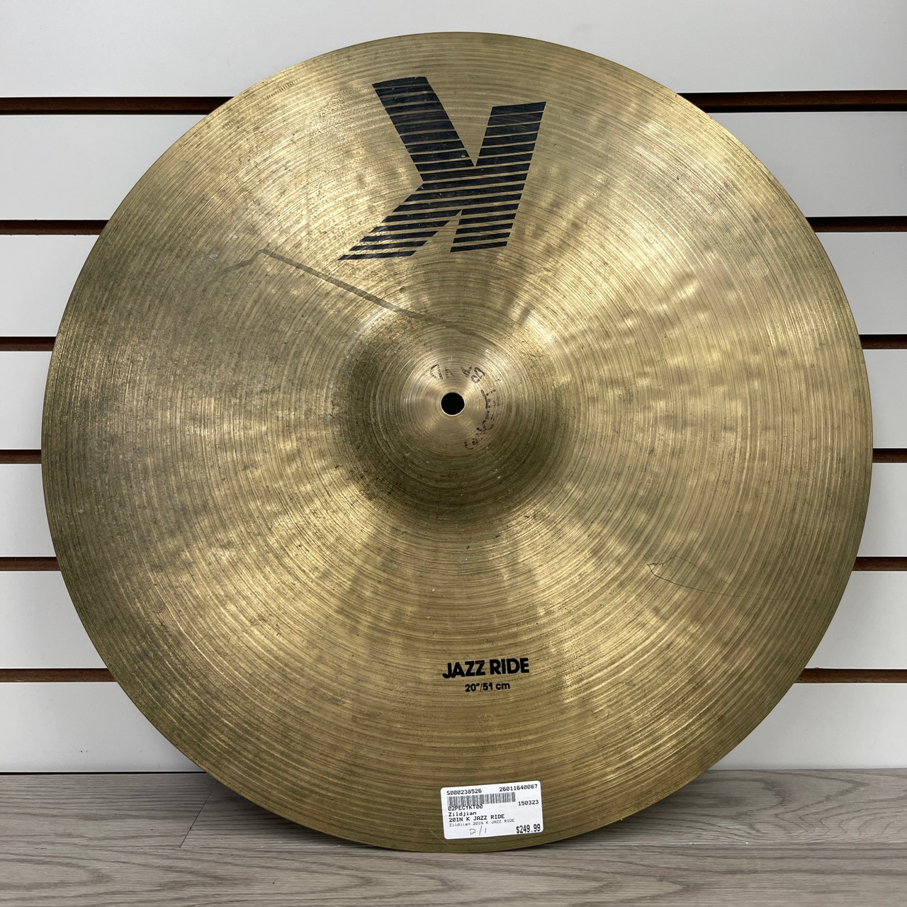 その他 ri-ka Used Zildjian 20IN K JAZZ RIDE Ride Cymbal 20