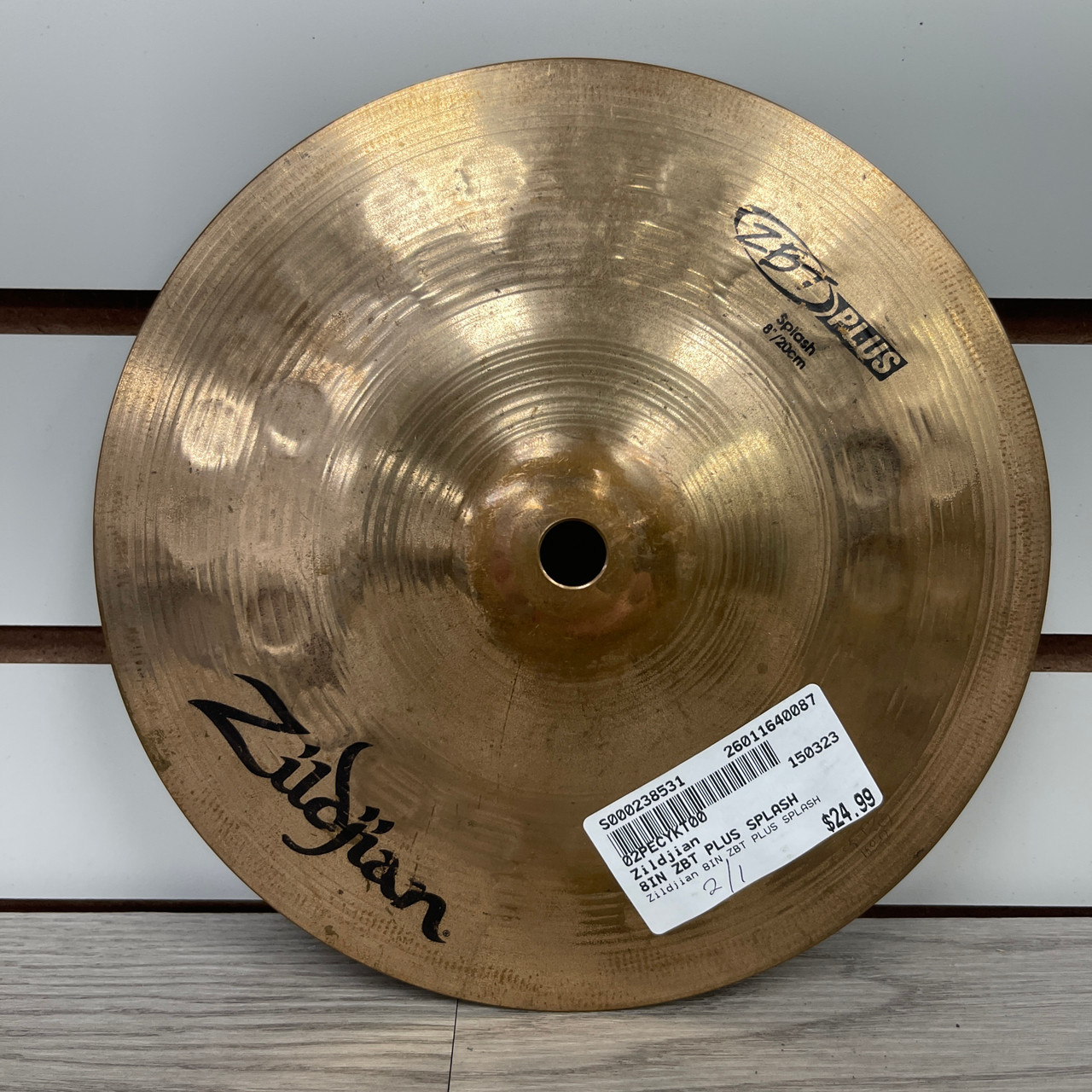 Used Zildjian 8IN ZBT PLUS SPLASH Splash Cymbal 8