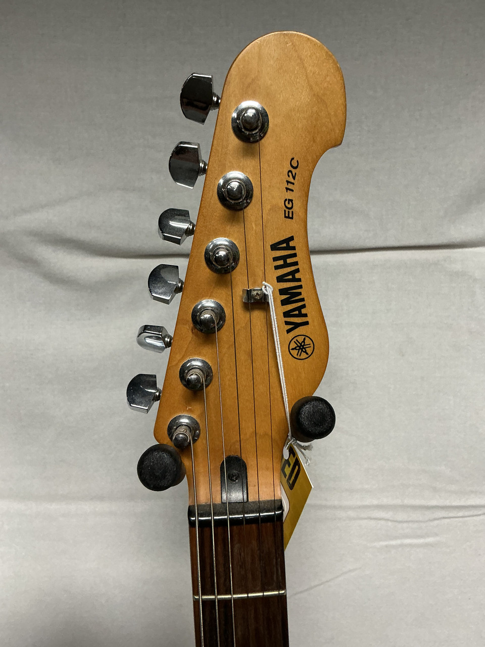 Used Yamaha EG112C S Type Electric Guitar Black 6-String