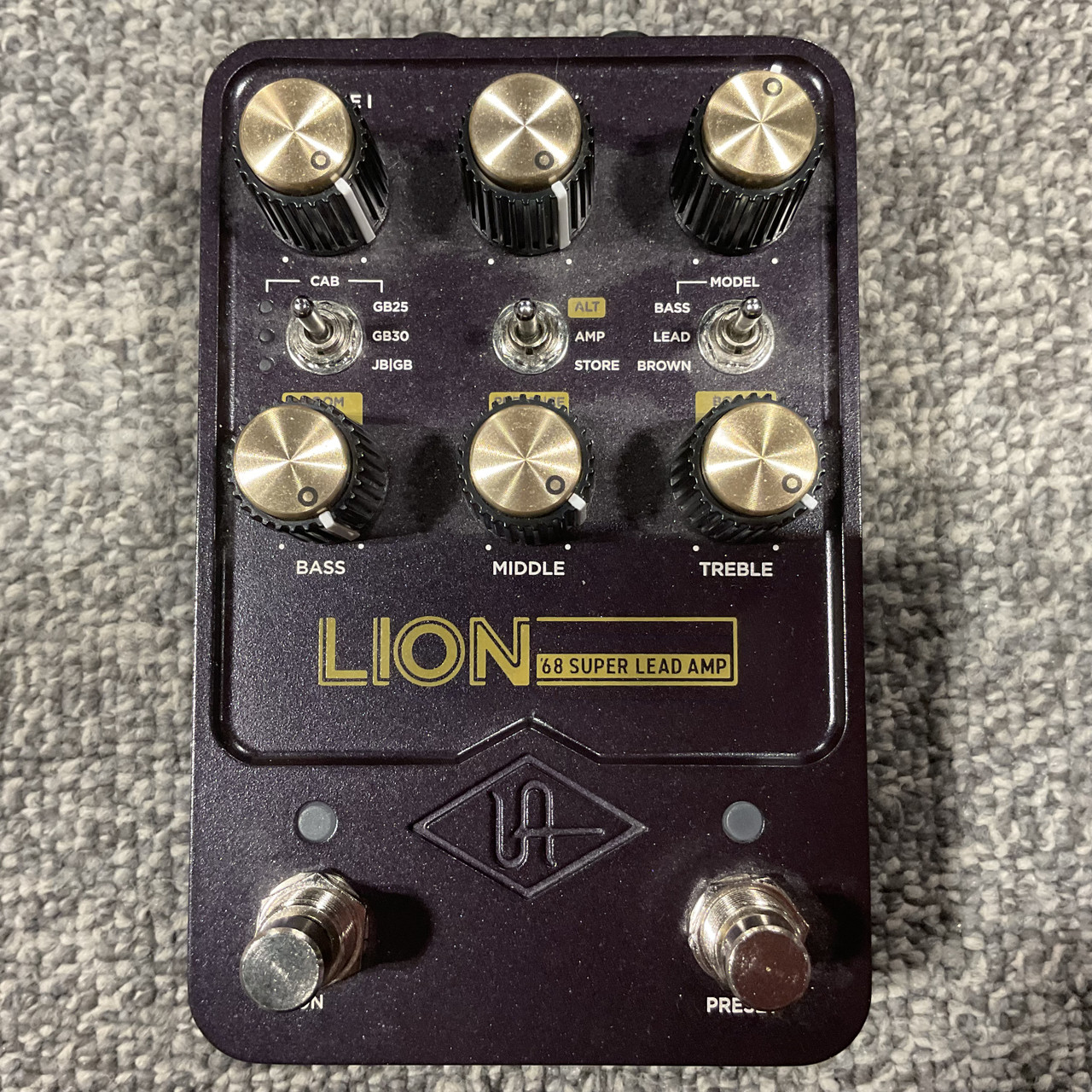 【美品】UNIVERSAL AUDIO LION '68 Super Lead Universal Audio UAFX Lion '68 Super Lead Amp Effects Pedal