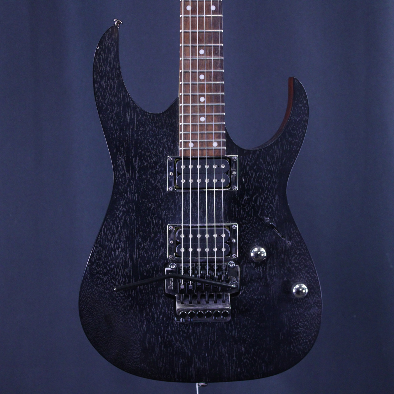 Used Ibanez RG420 1P-01 Pointy Electric Guitar Black 6-String