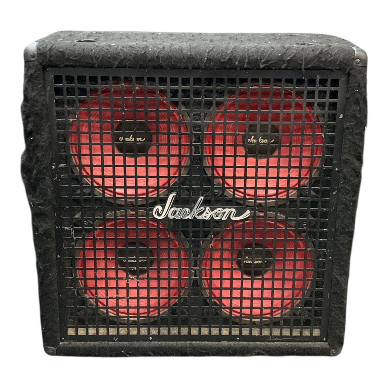 Used Jackson J 412 4 x 12 Guitar Speaker Cabinet 4 x 12