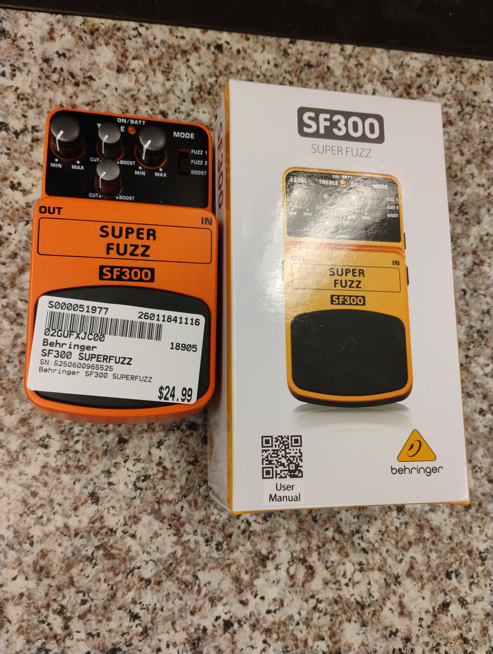 Used Behringer SF300 SUPERFUZZ Guitar Effect